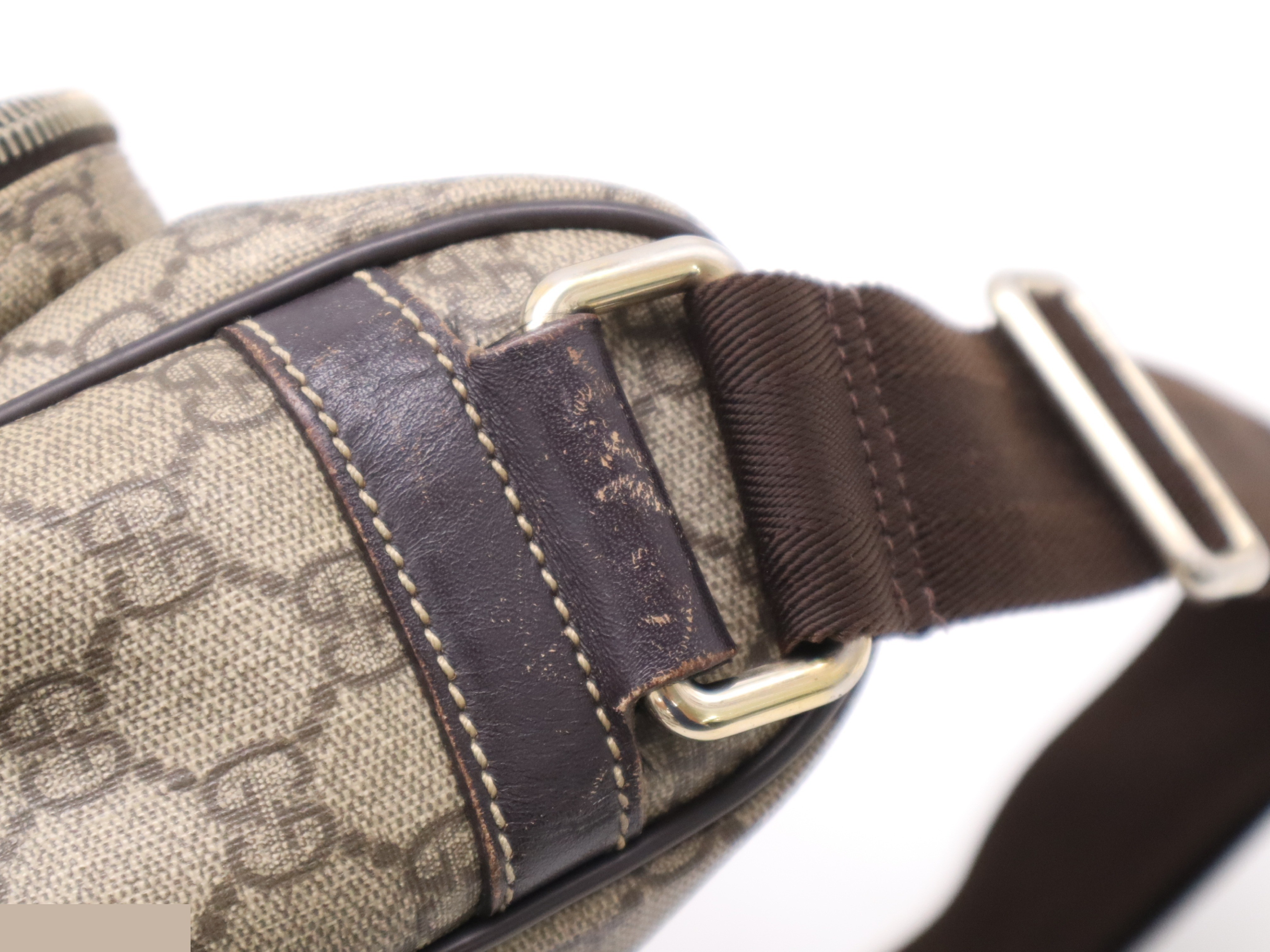 GG Supreme Guccissima Shoulder Bag, Beige/Brown, 520981 — view 8