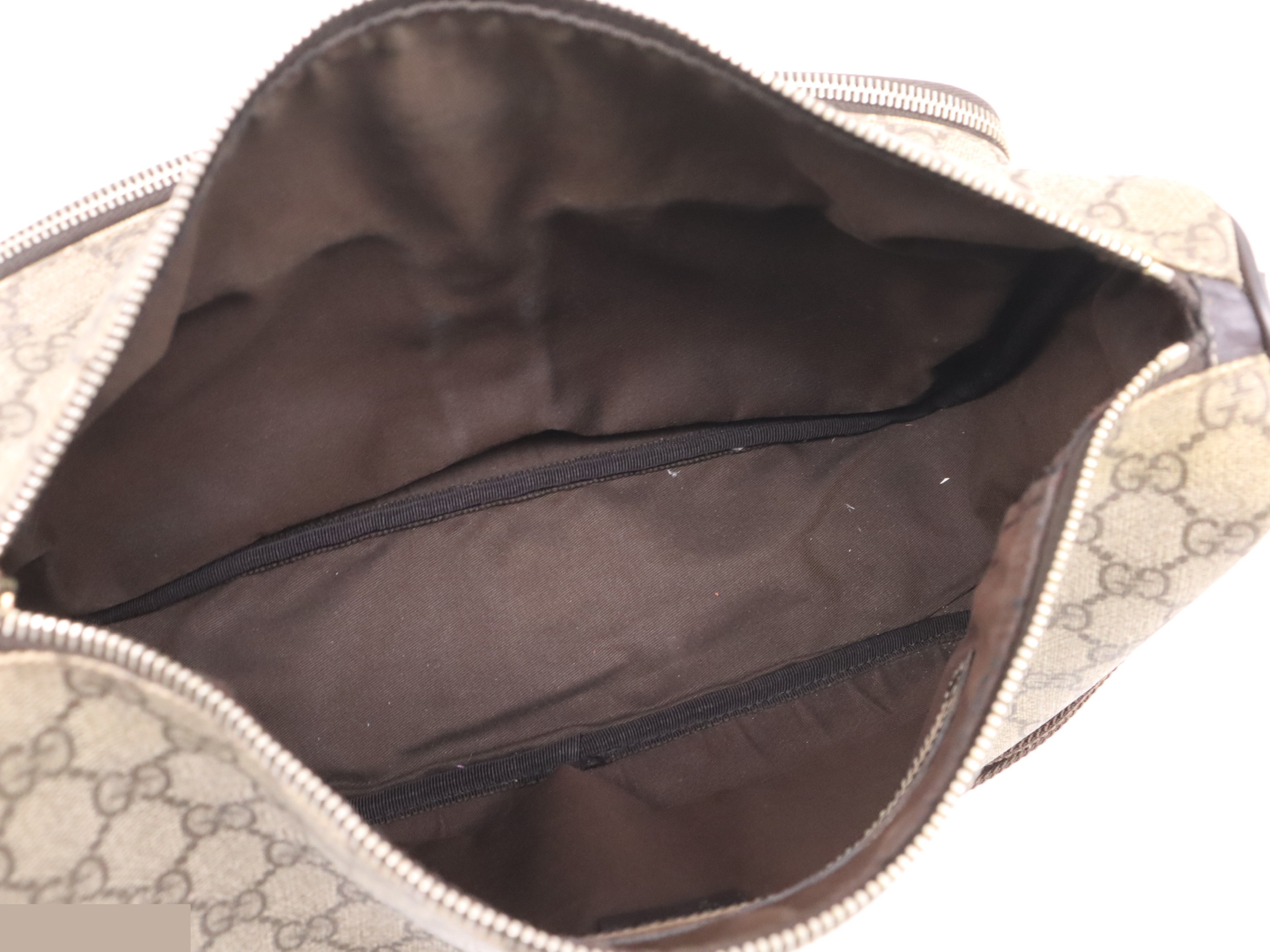 GG Supreme Guccissima Shoulder Bag, Beige/Brown, 520981 — view 10