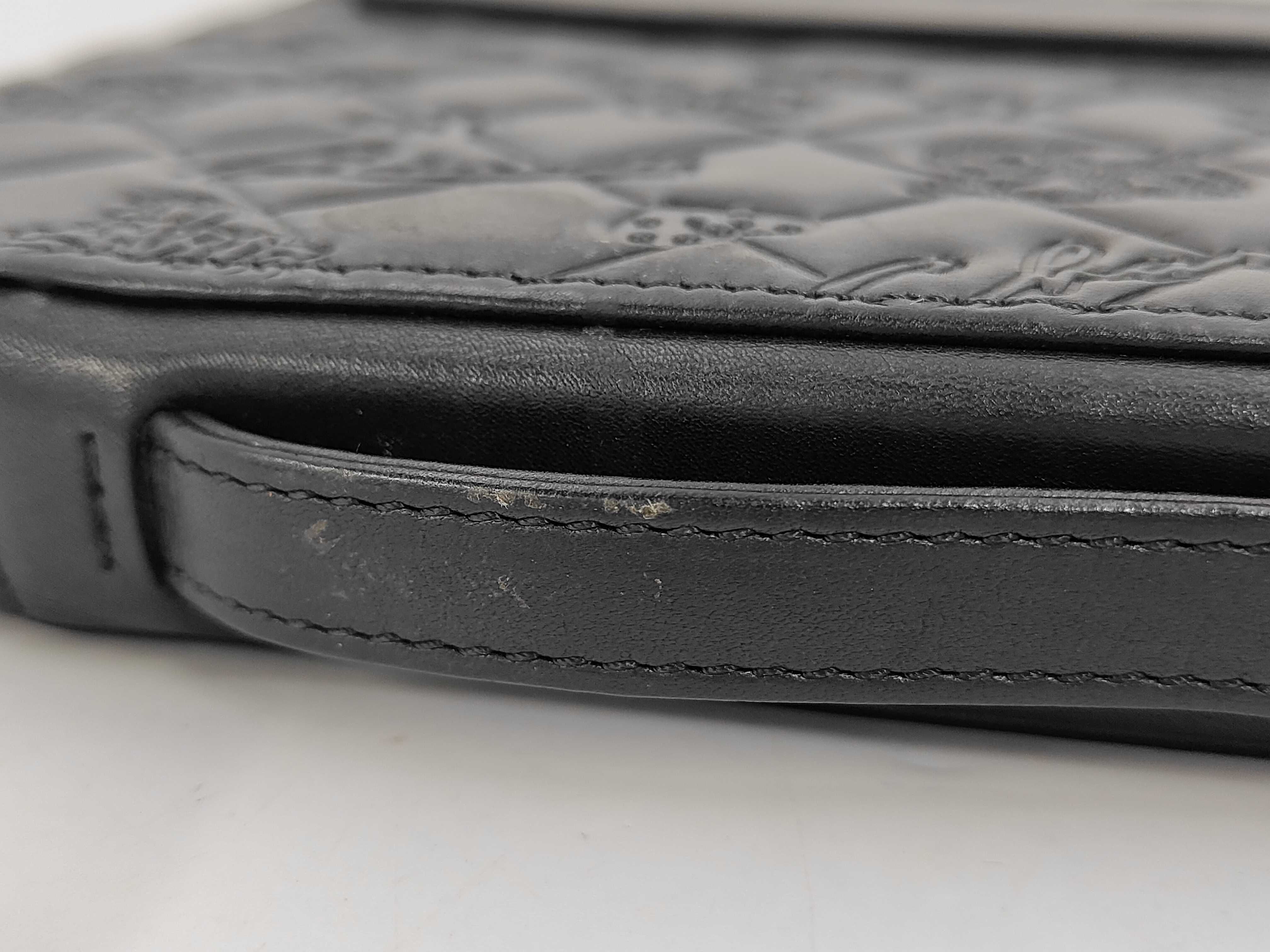 Tablet Case, Lambskin, Embossed, Black Bag — view 11
