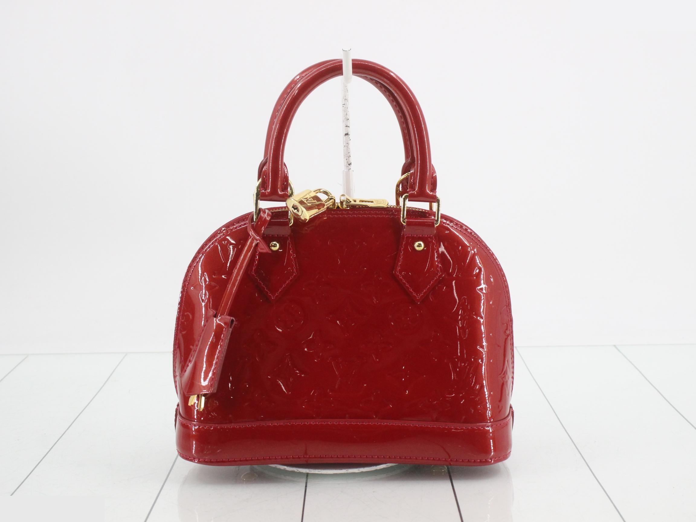 Monogram Vernis Alma BB 2-Way Handbag