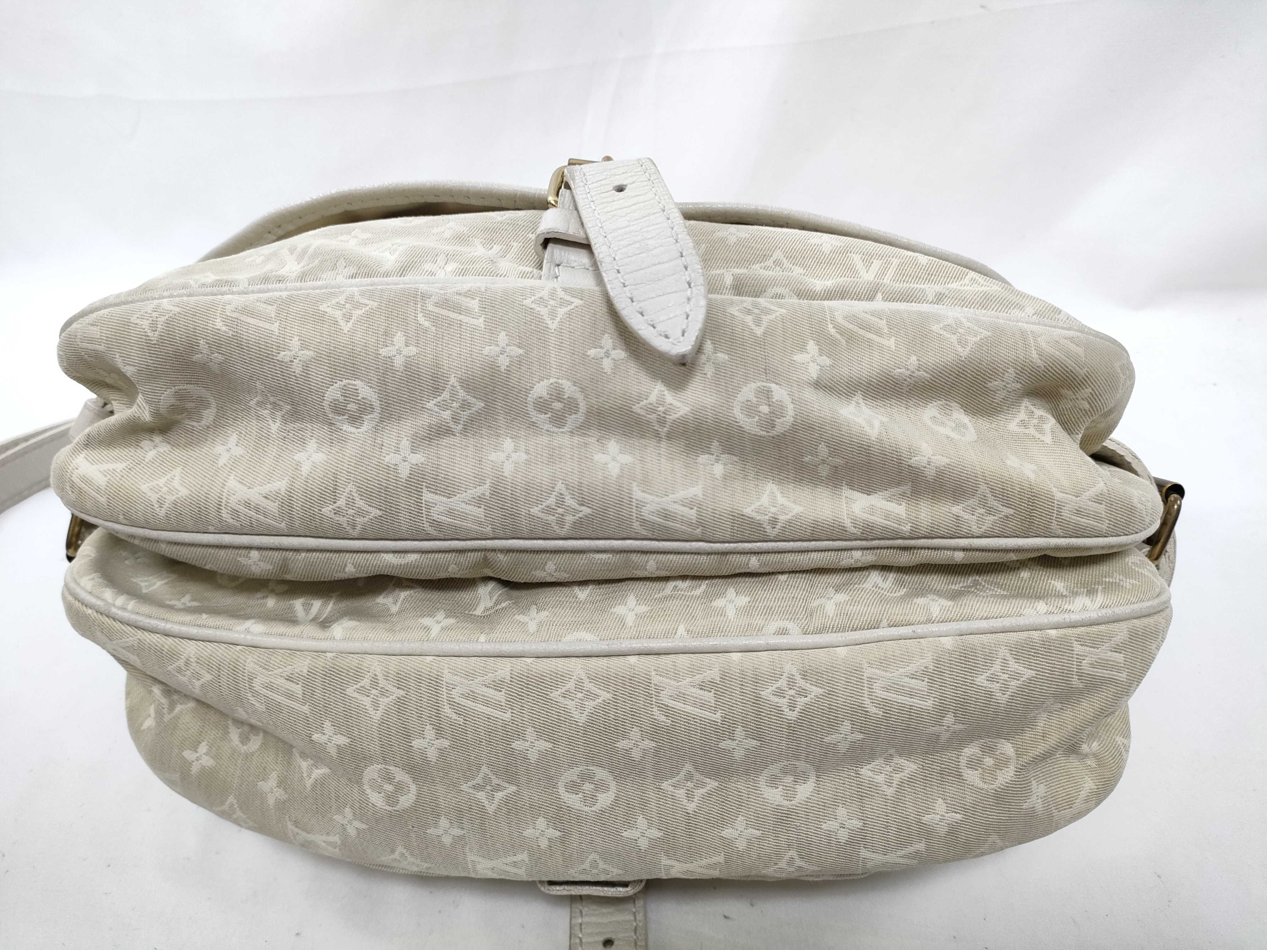 Monogram Mini SG - Monogram Mini Lin Saumur M95314 MB0017 White Shoulder Bag — view 5