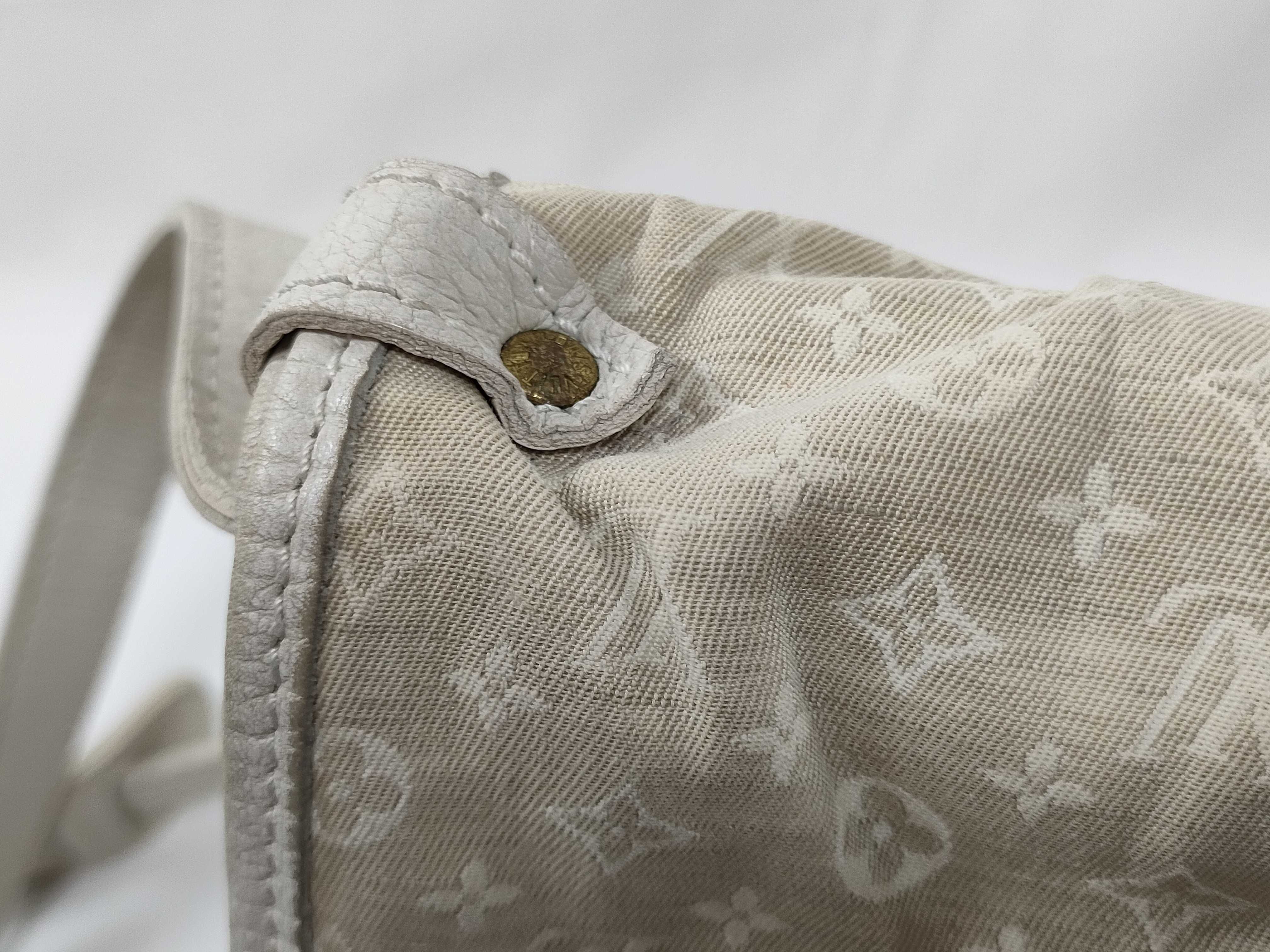 Monogram Mini SG - Monogram Mini Lin Saumur M95314 MB0017 White Shoulder Bag — view 7