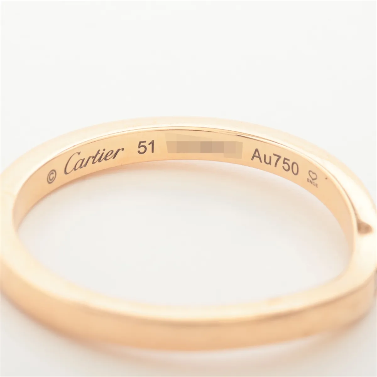 Ballerina Curve Wedding 3-Diamond Ring, 750 (PG), 2.4g, Size 51, YKS073 — view 3