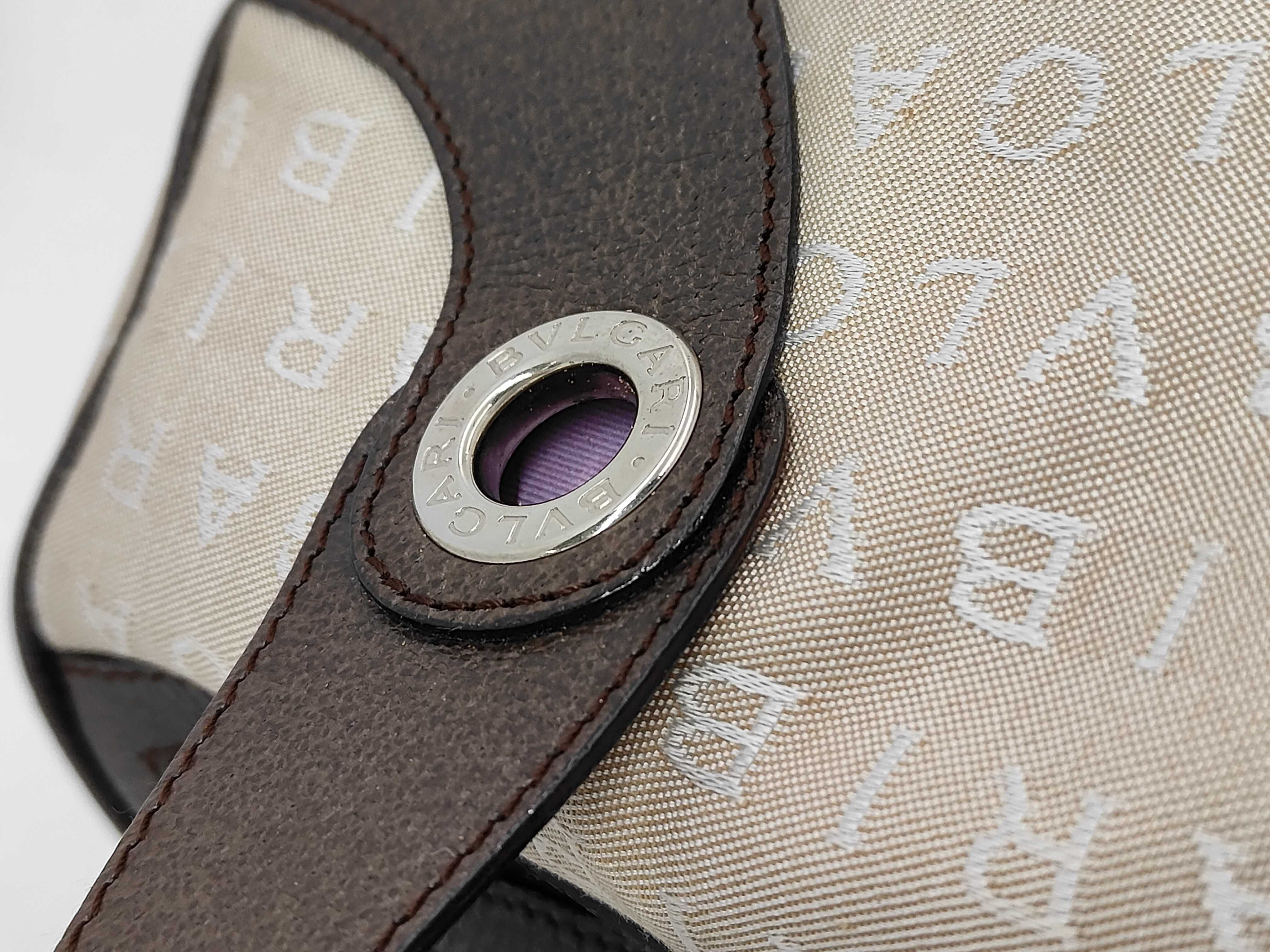 Logomania Handbag Mini Boston Bag Beige Boston Bag — view 5