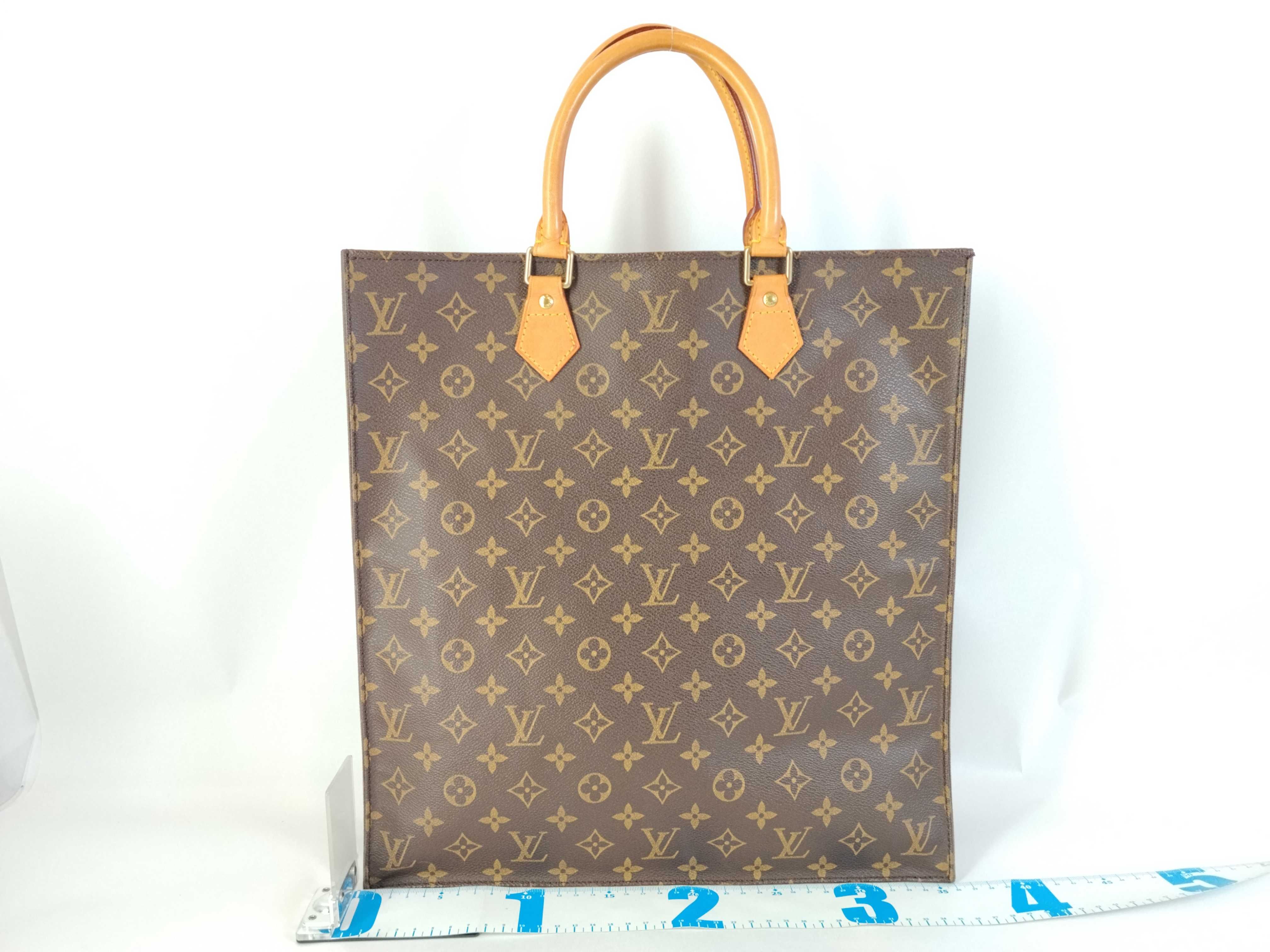 Monogram Louis Vuitton Plat Leather Handbag — view 2