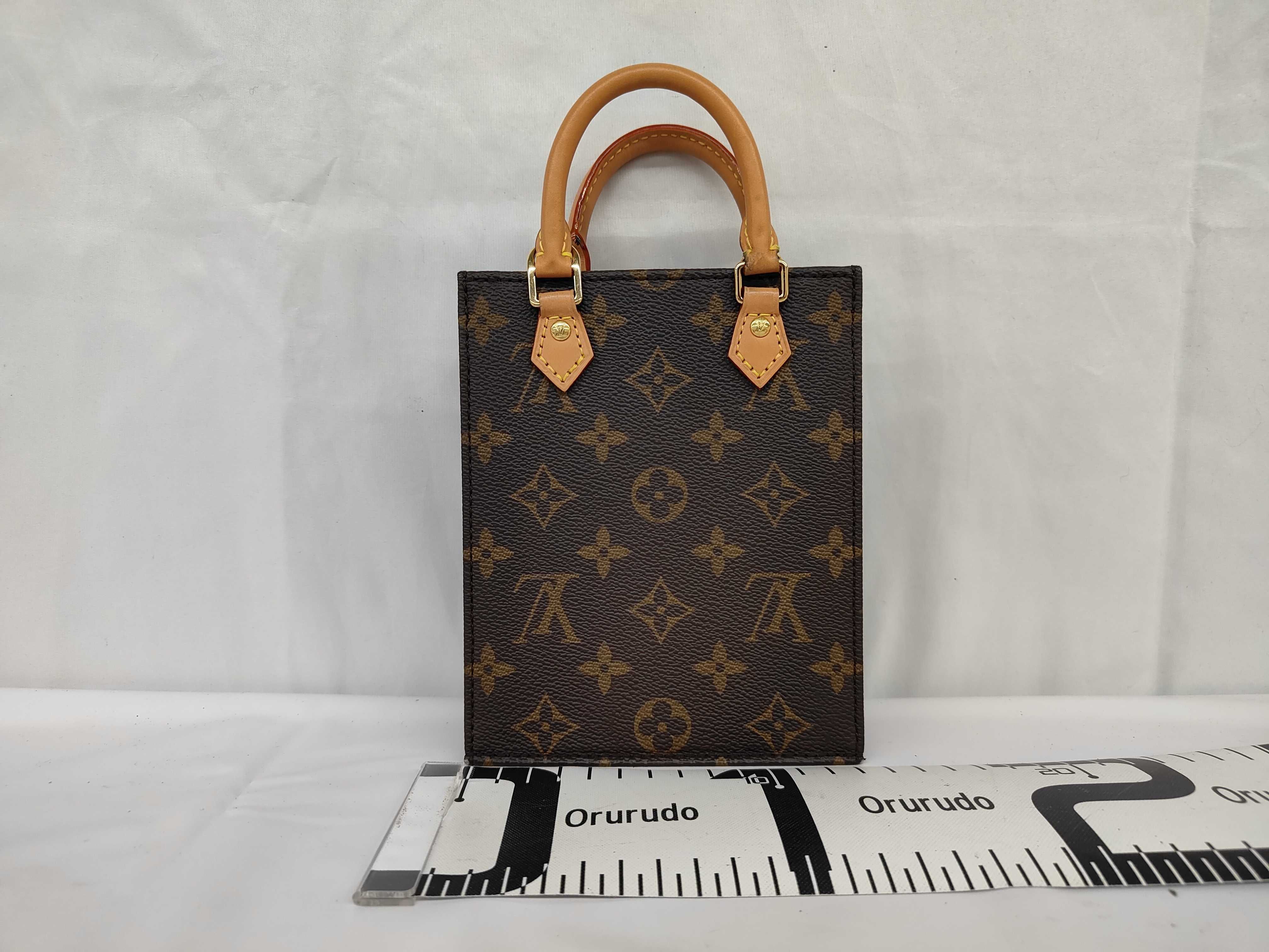 OP-00077 LV M81295 Monogram Petite Sac Plat Handbag — view 2