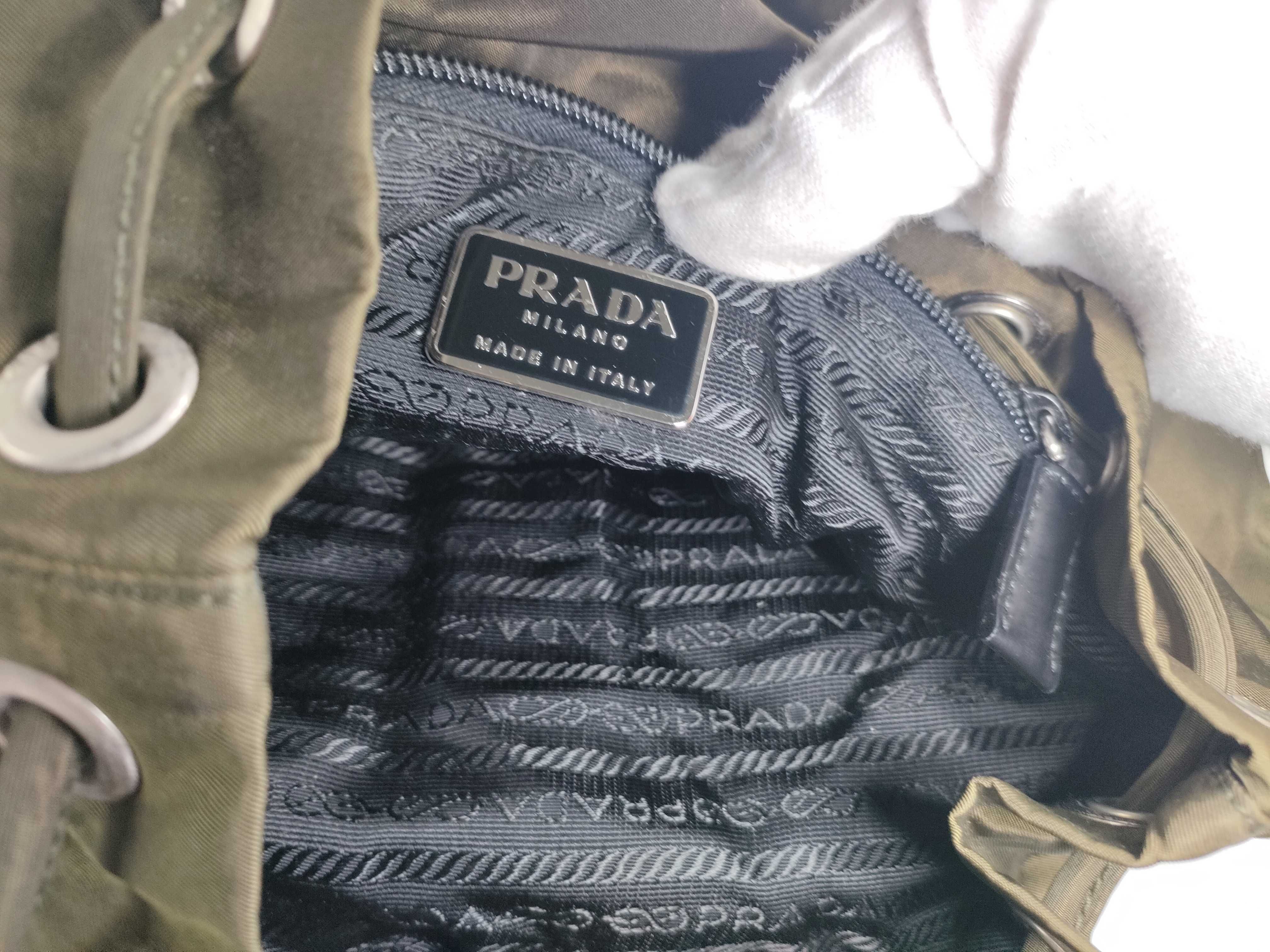 nylon backpack, green. — view 12