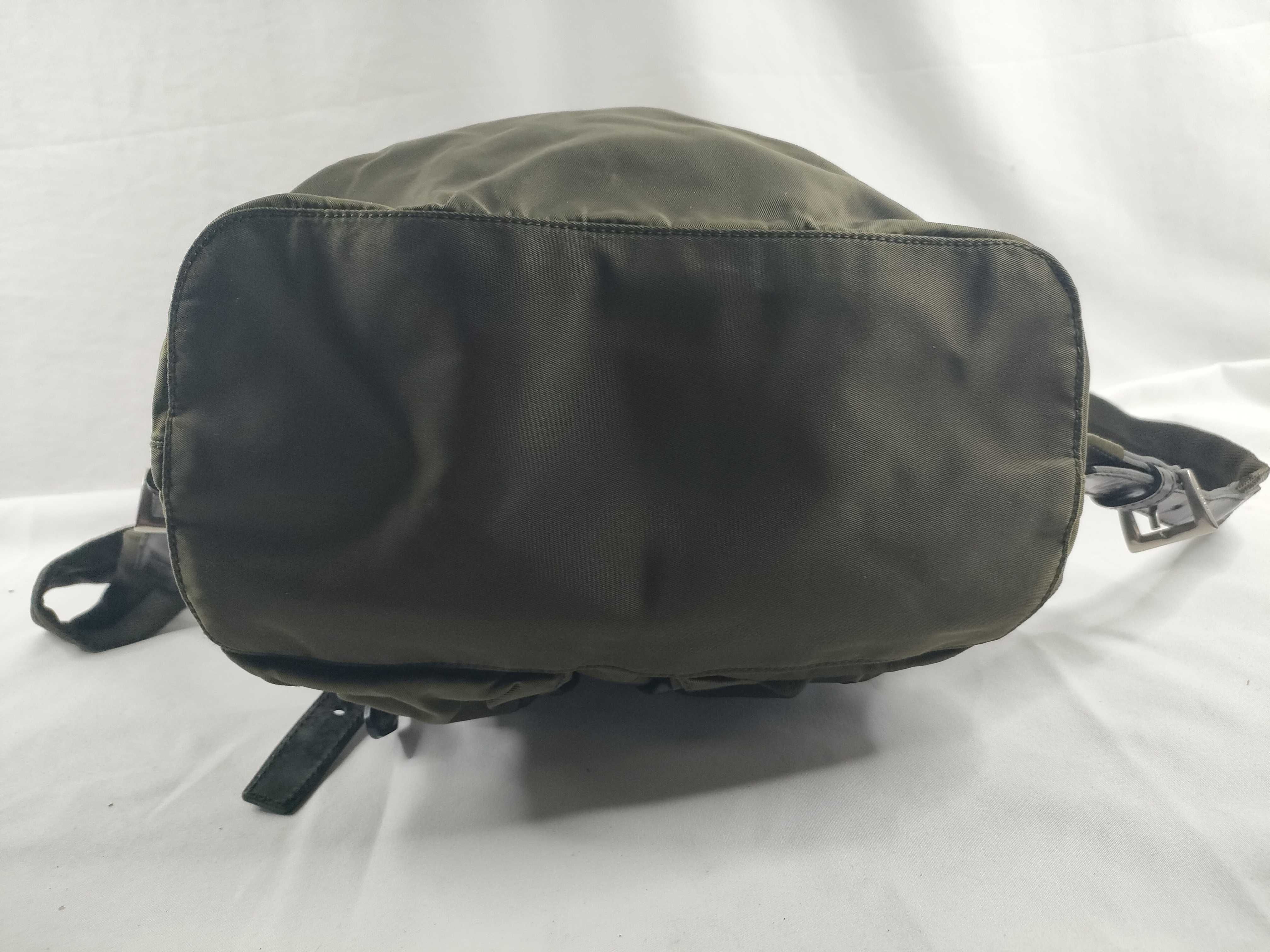 nylon backpack, green. — view 4