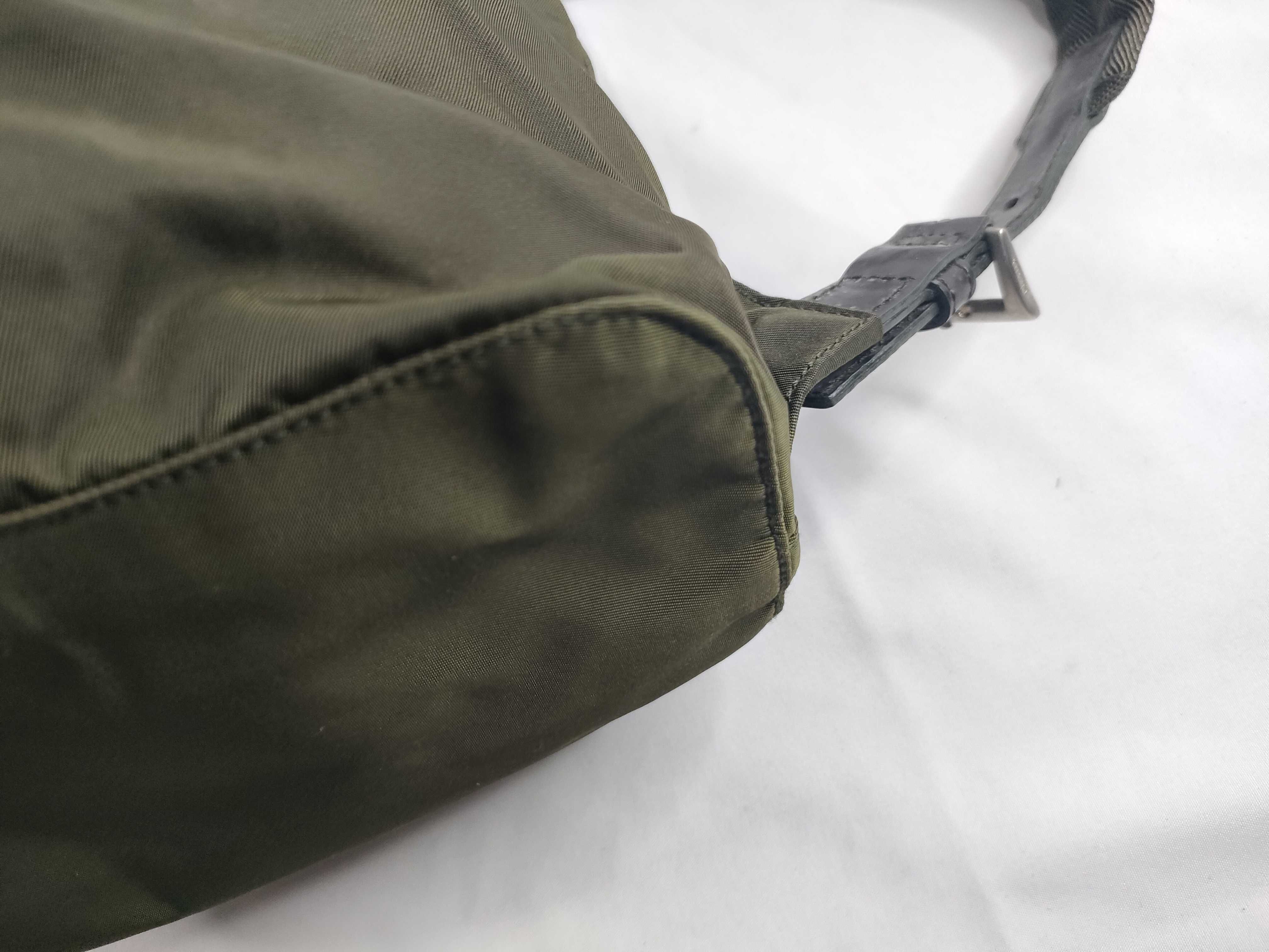 nylon backpack, green. — view 5