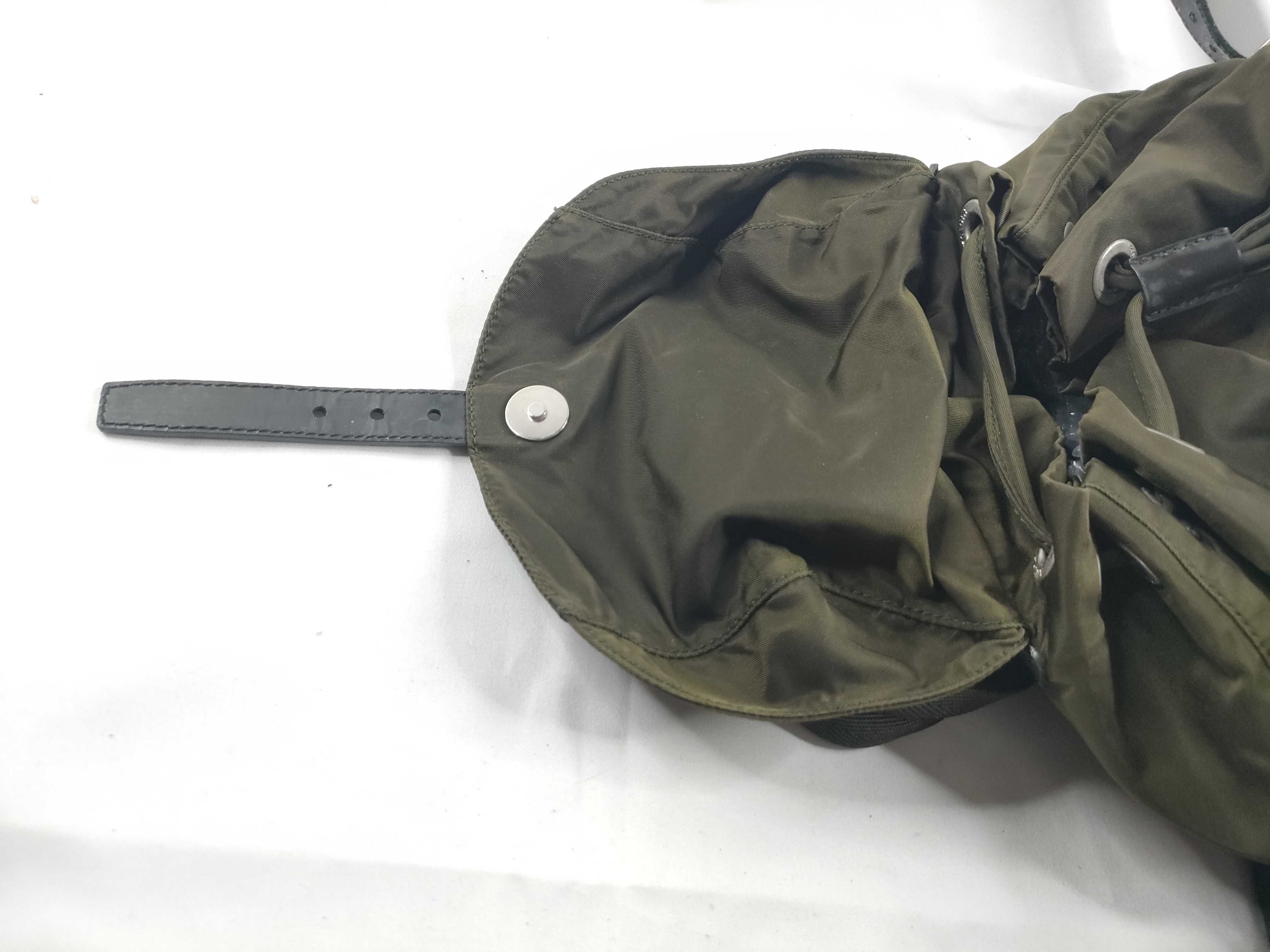 nylon backpack, green. — view 8