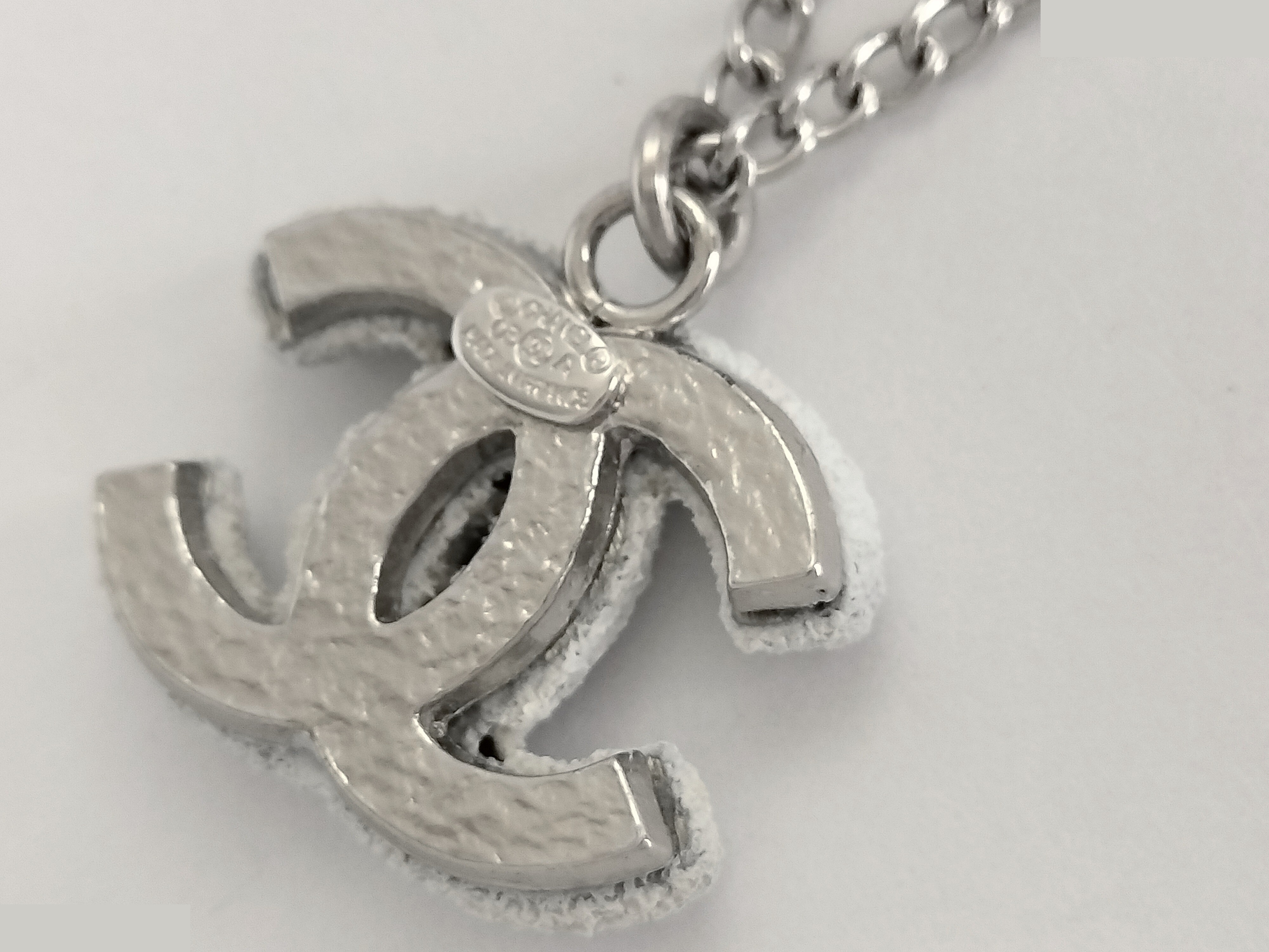 Coco Coral-Style Silver Necklace, Chain Approx. 42cm — view 4