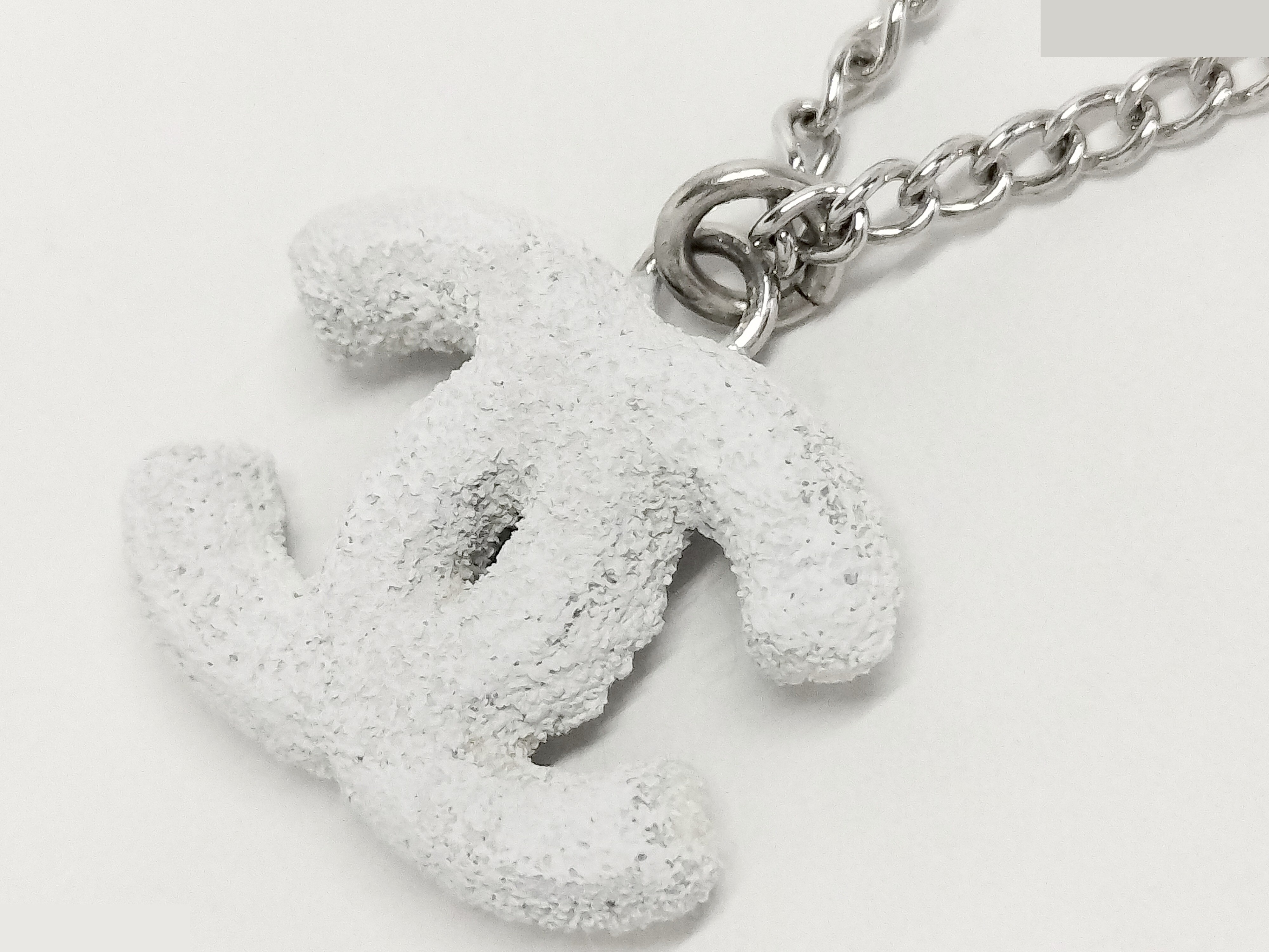 Coco Coral-Style Silver Necklace, Chain Approx. 42cm — view 5