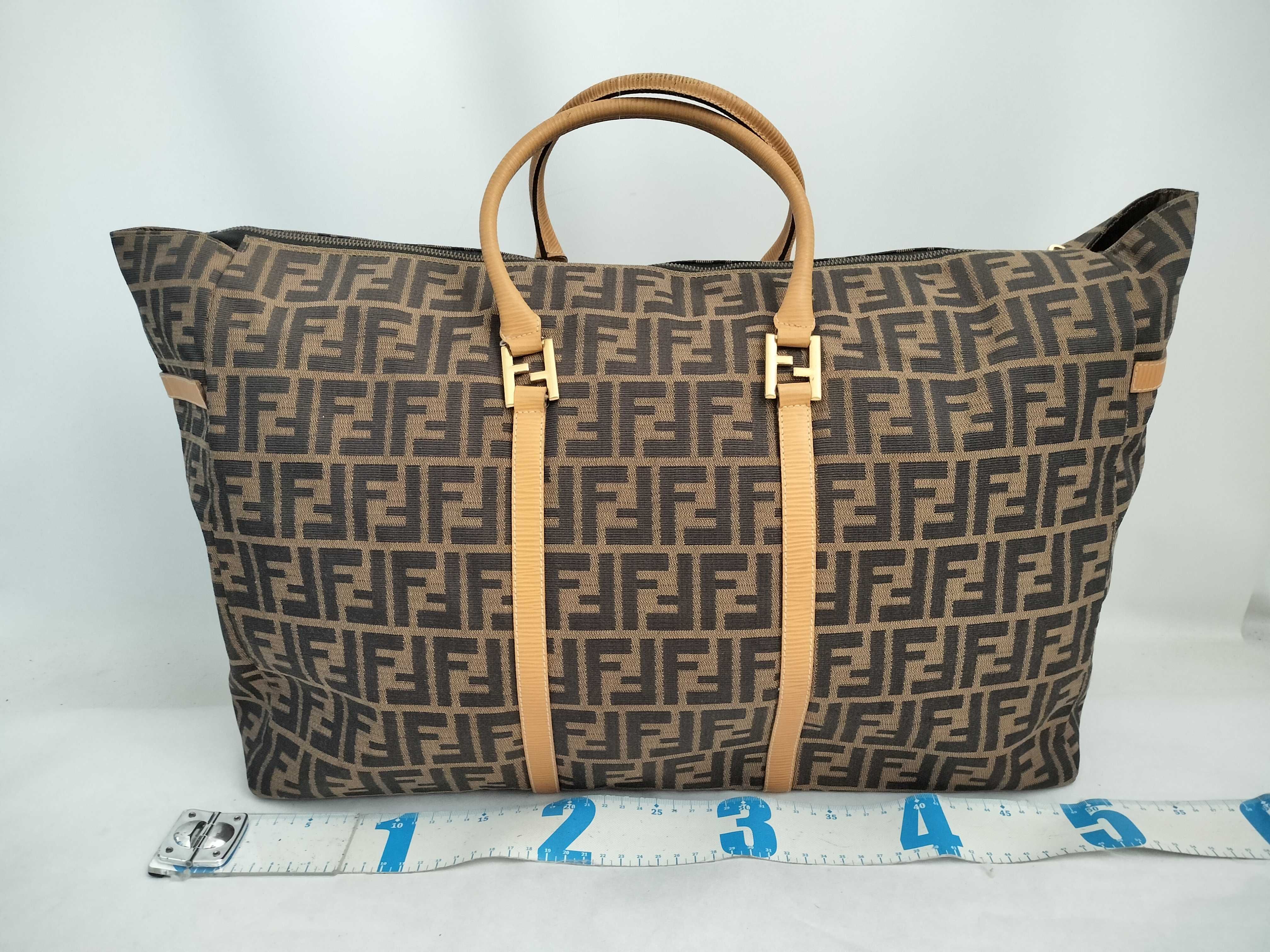 Zucca pattern Boston bag, brown. — view 2