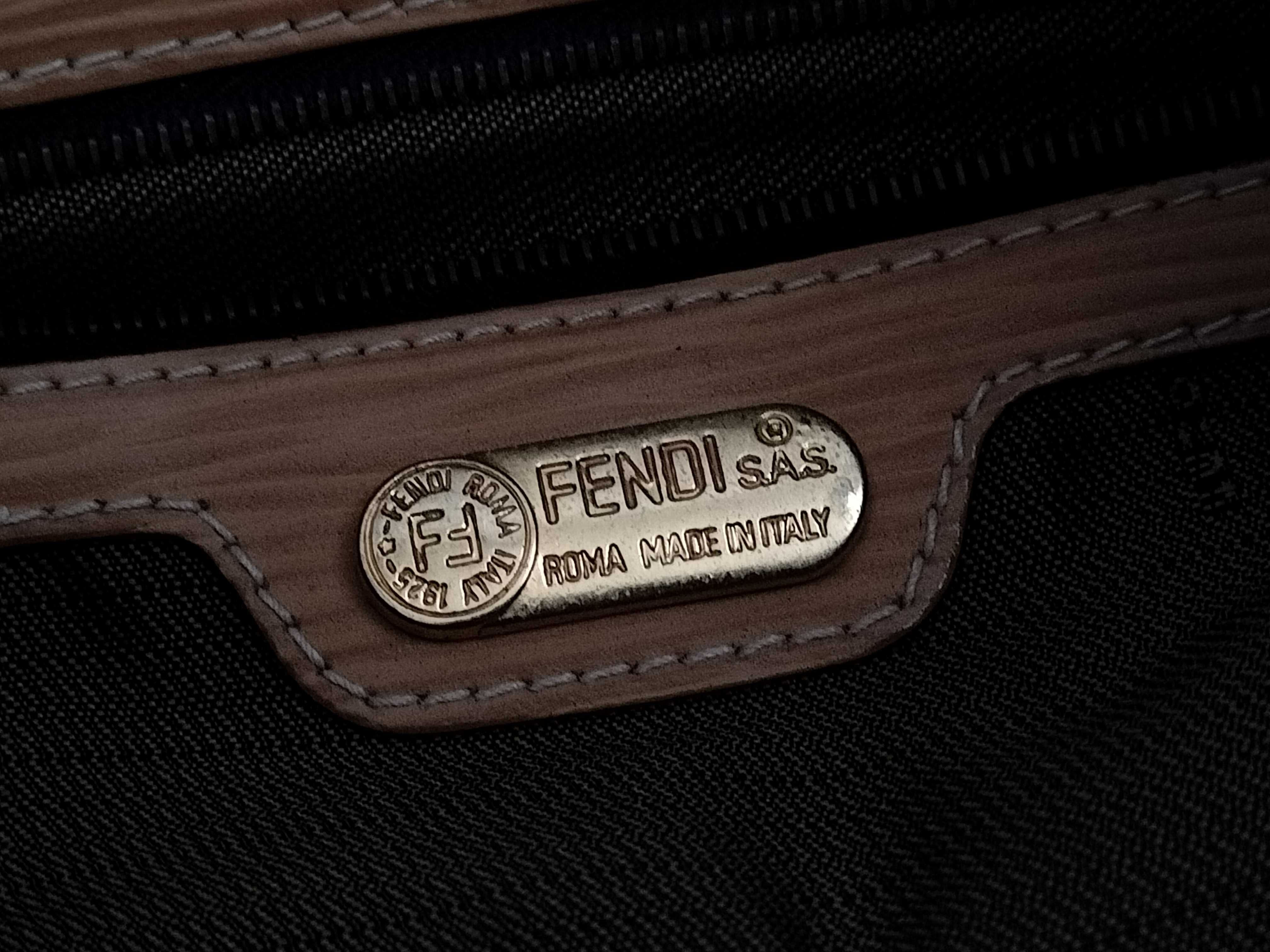 Zucca pattern Boston bag, brown. — view 12