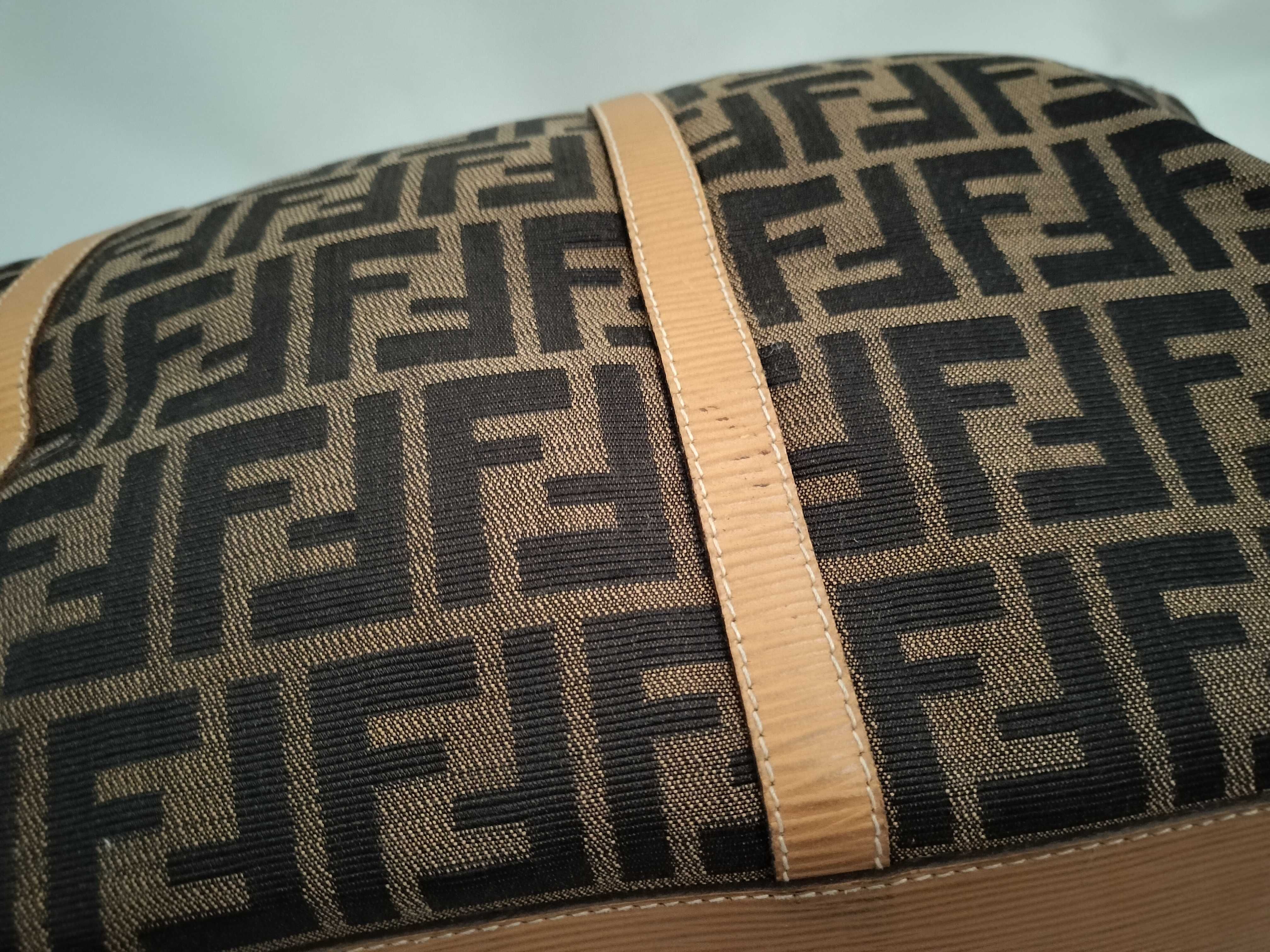 Zucca pattern Boston bag, brown. — view 14