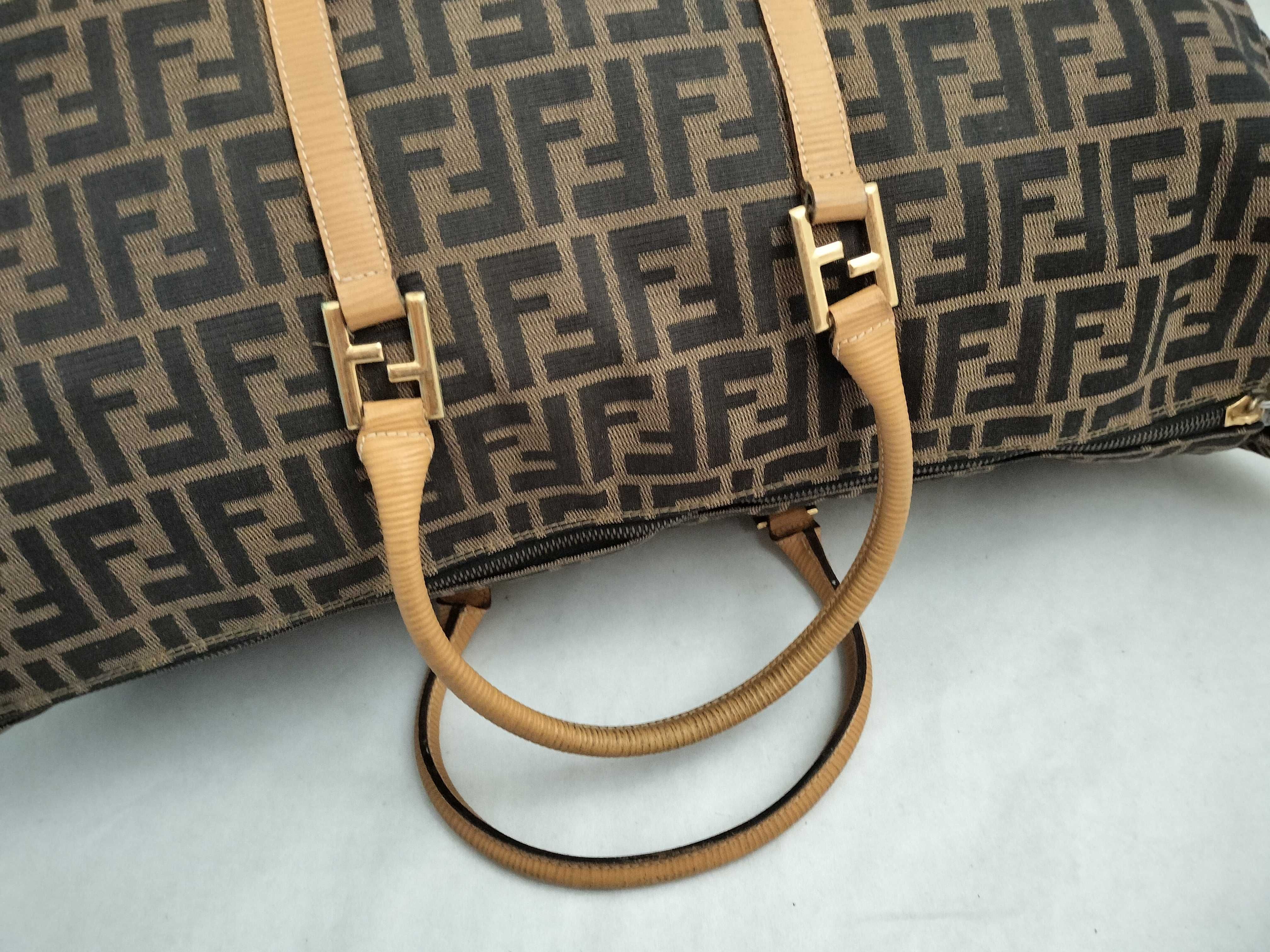 Zucca pattern Boston bag, brown. — view 3