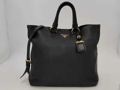 Vitello Daino Gold Hardware Miranda Kerr Bag Black Handbag