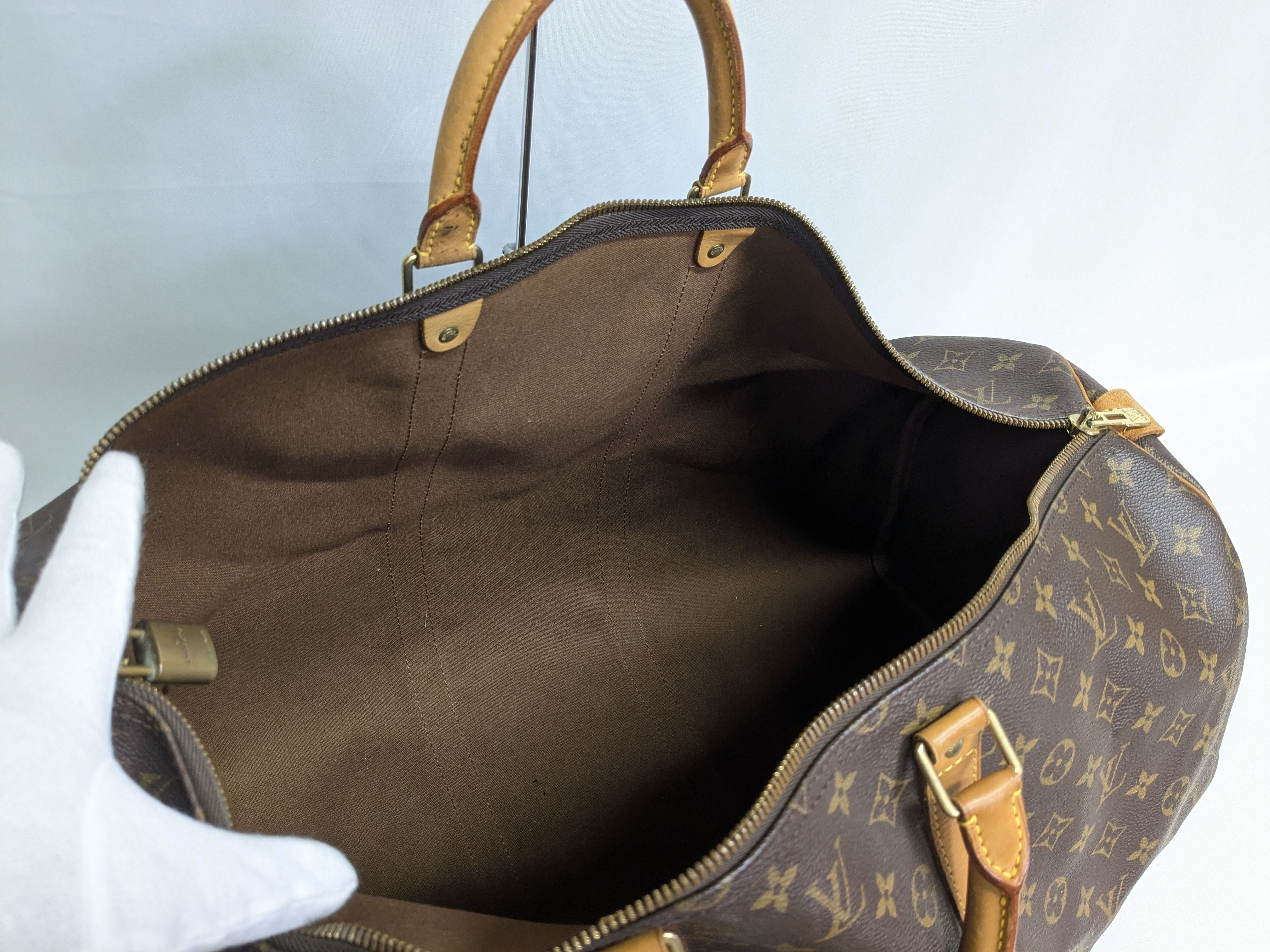 LV Monogram Keepall 55 Boston Bag — view 7