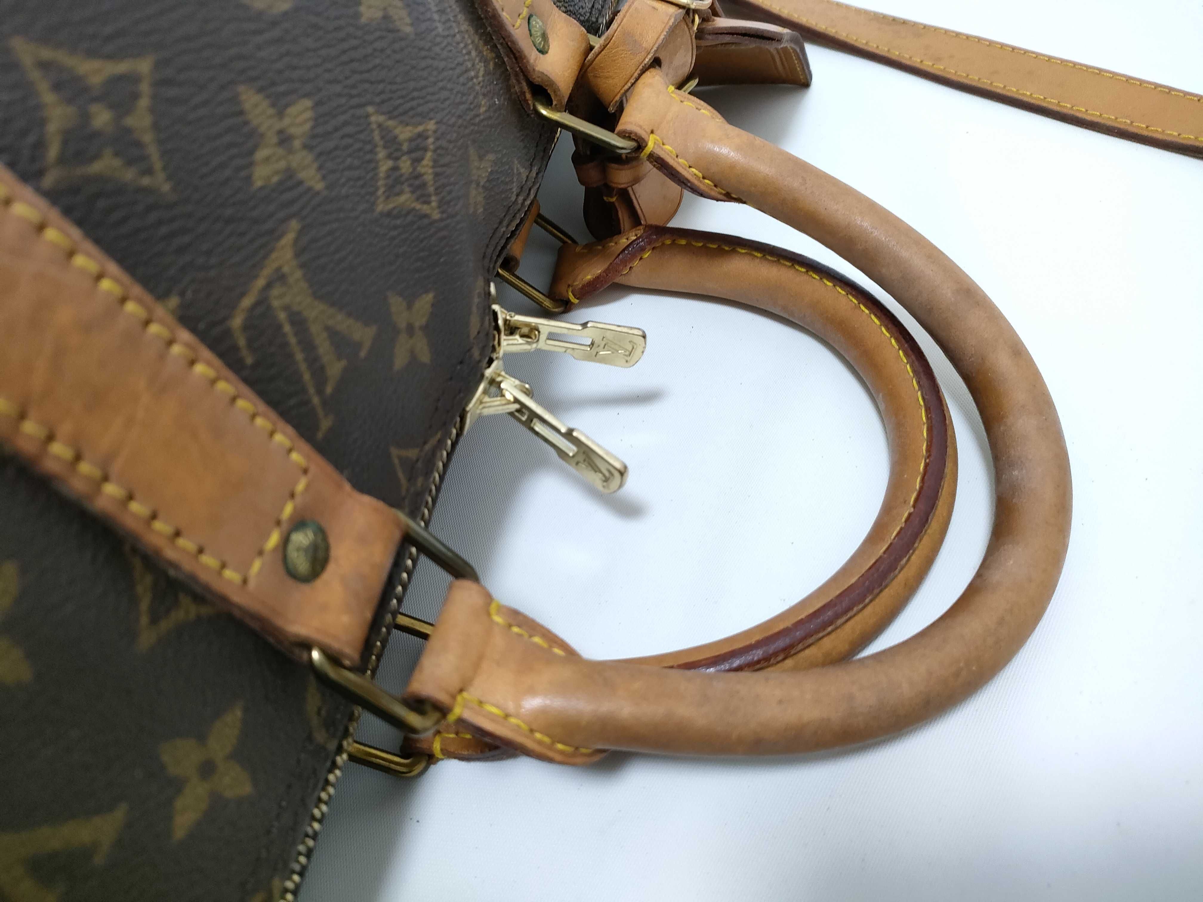 Monogram Keepall Bandoulière 50 M41416 VI1920 Boston Bag — view 3