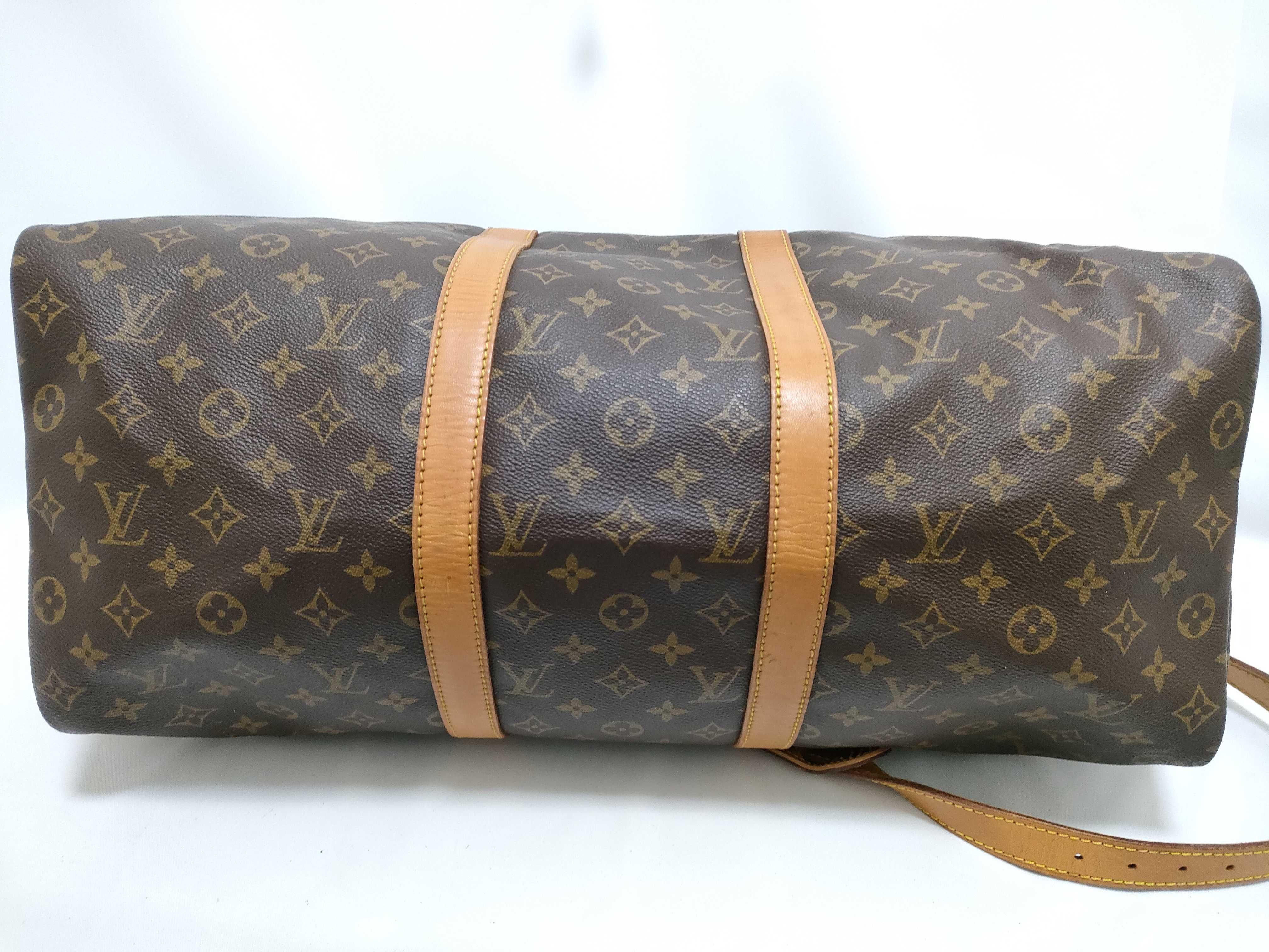 Monogram Keepall Bandoulière 50 M41416 VI1920 Boston Bag — view 9