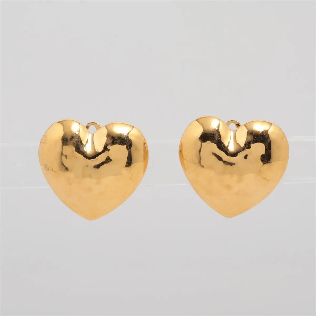Heart Earrings (Pair) GP Gold -