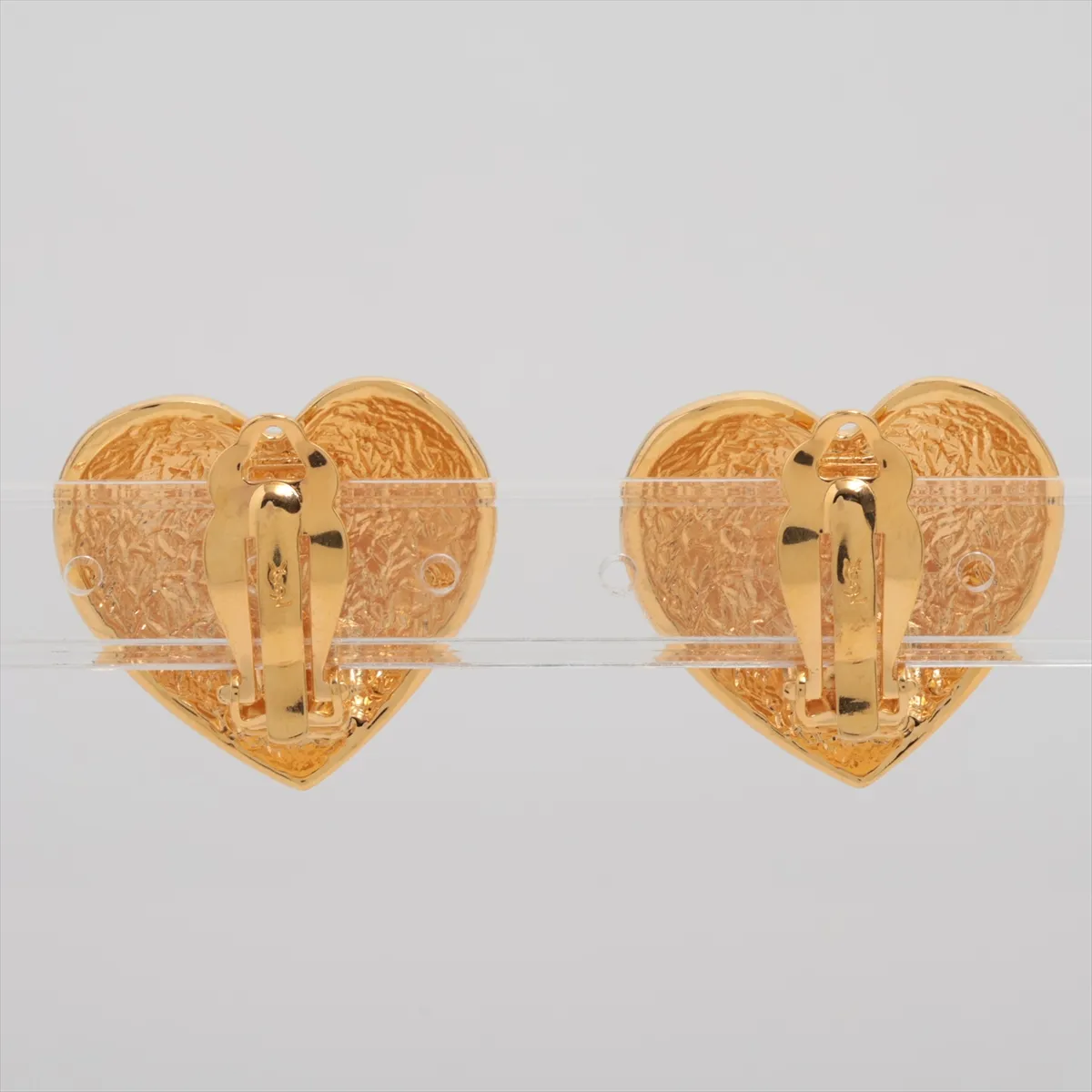 Heart Earrings (Pair) GP Gold - — view 2