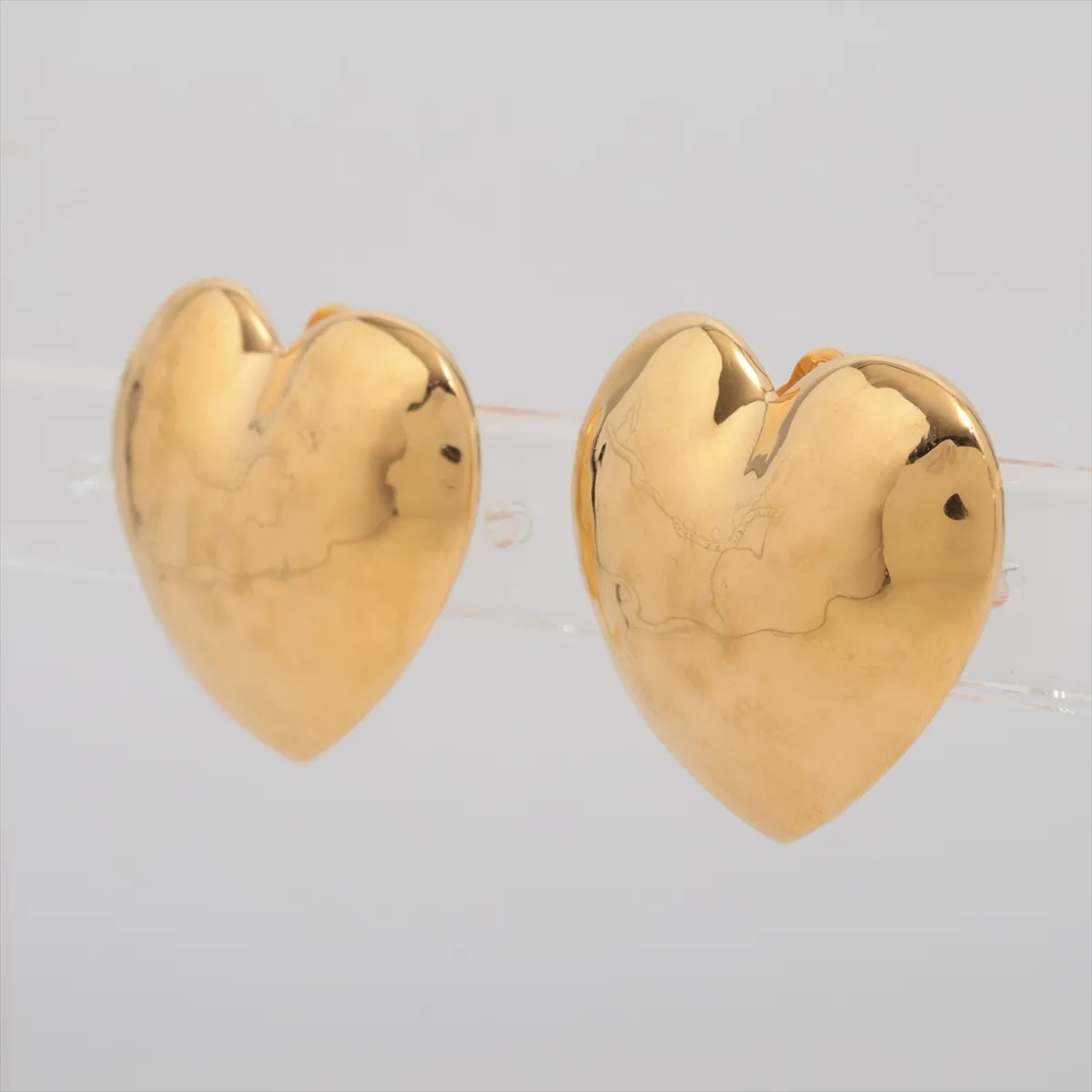 Heart Earrings (Pair) GP Gold - — view 3