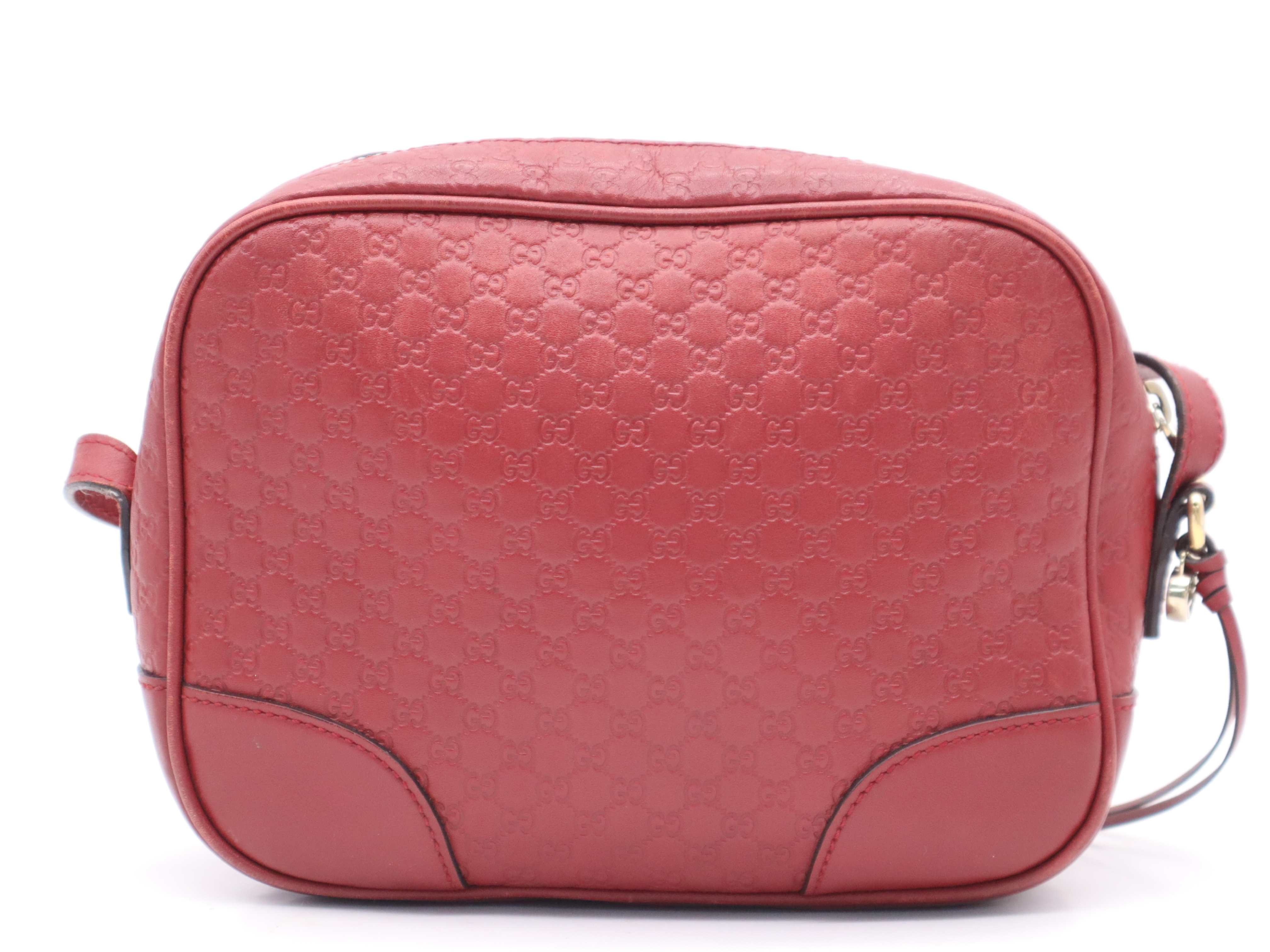 4494713 Leather Shoulder Bag, Bordeaux — view 2