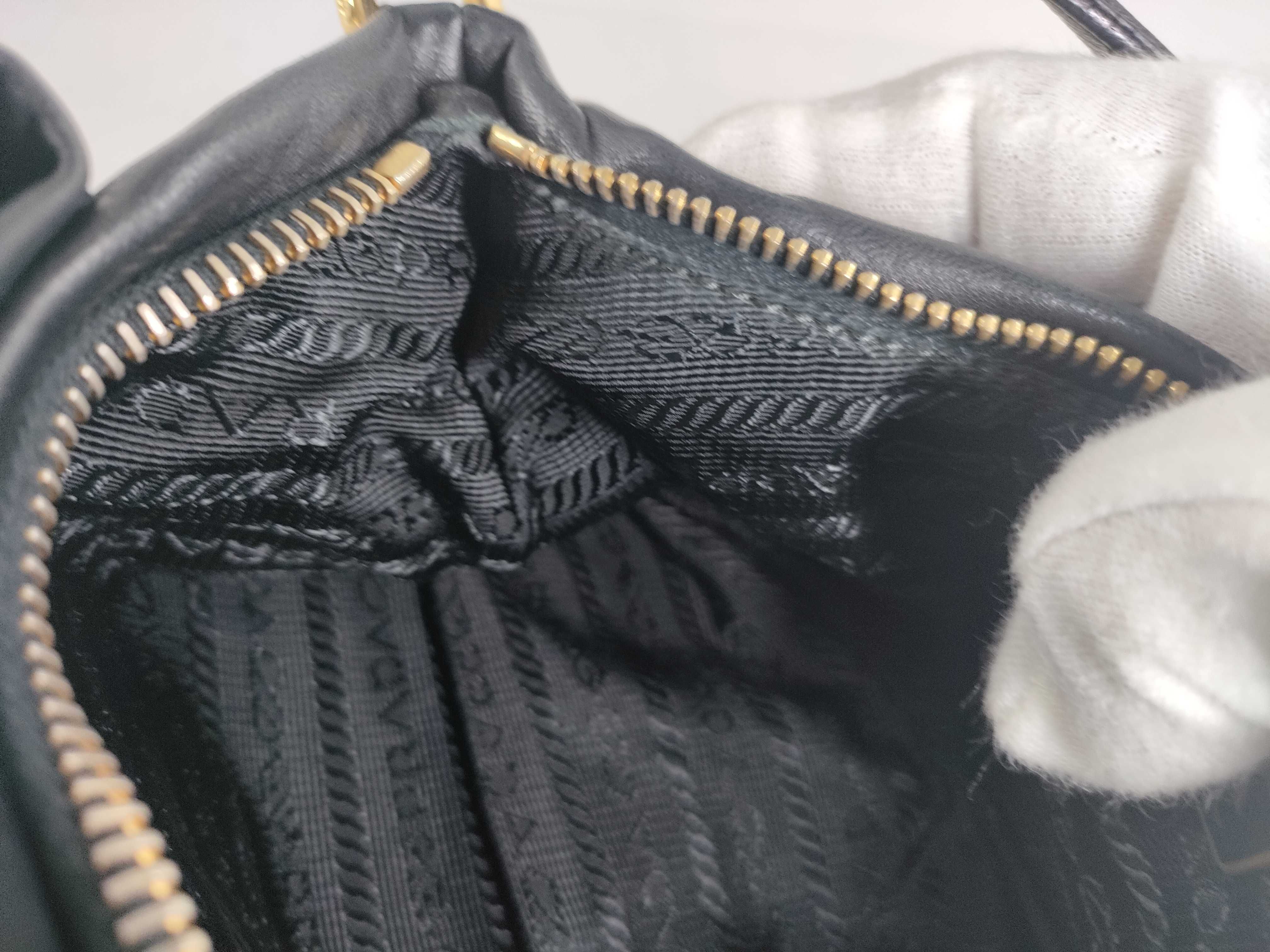 Nappa Leather Ribbon Mini Bag Handbag — view 12