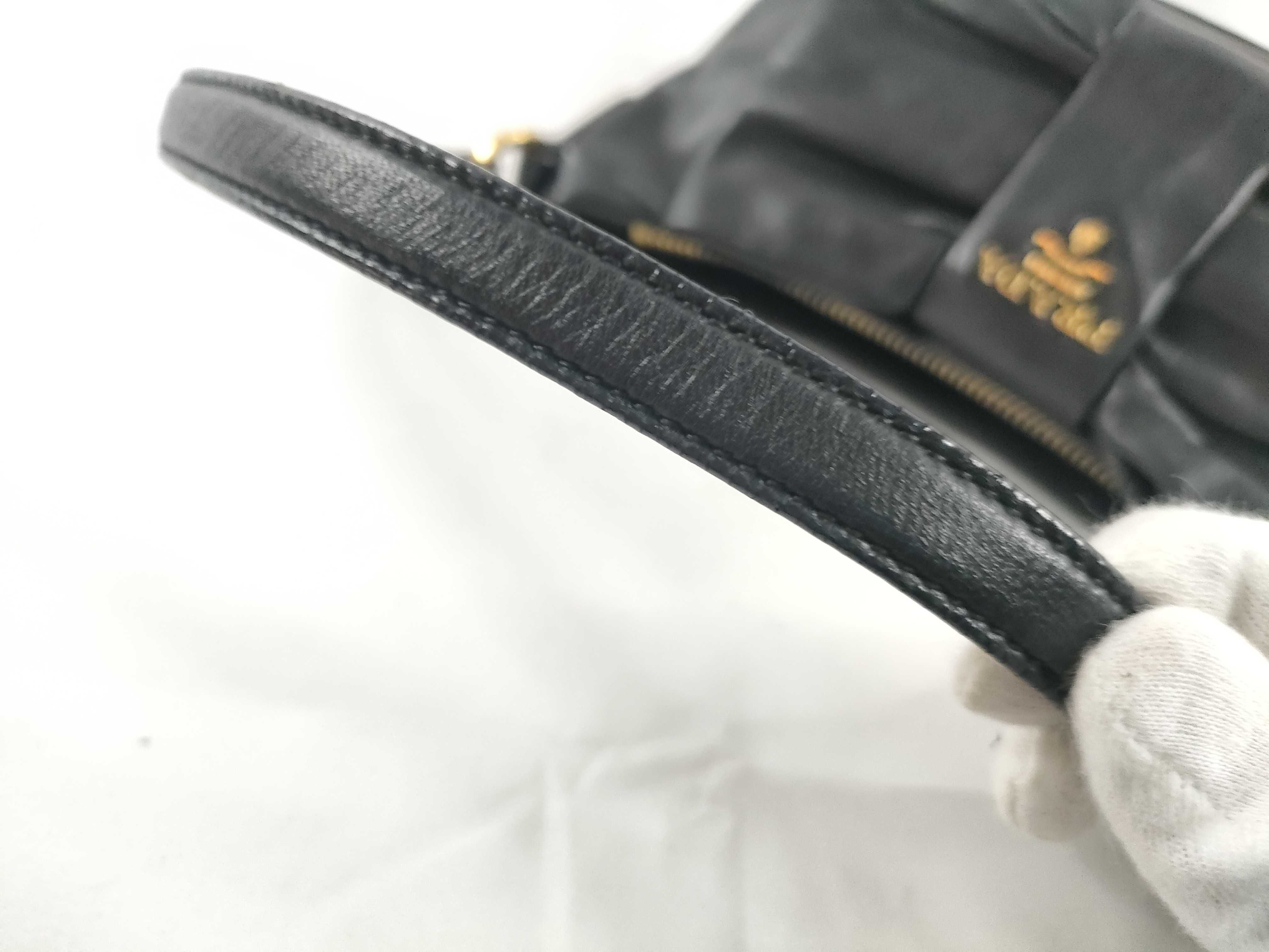 Nappa Leather Ribbon Mini Bag Handbag — view 7