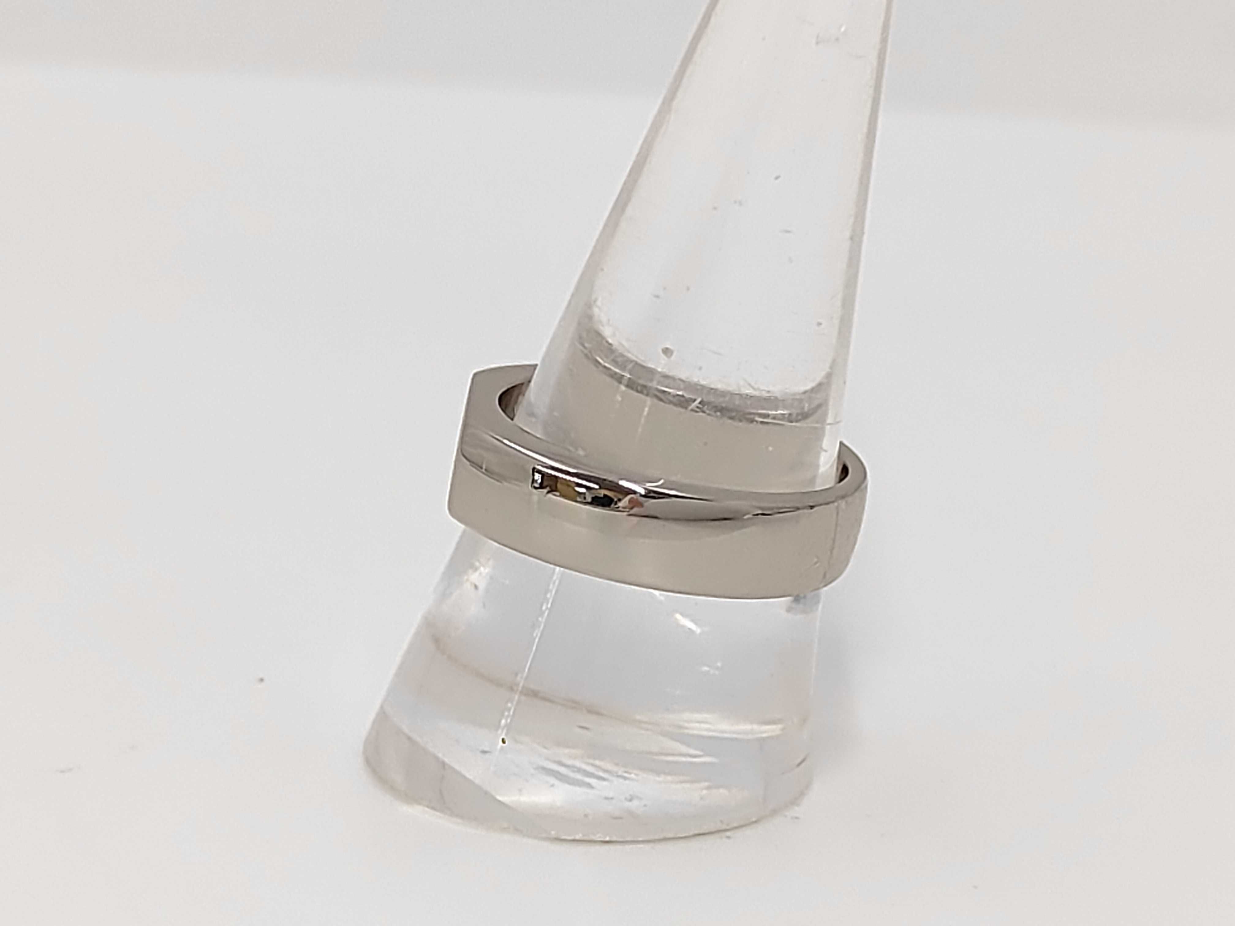 Logo Signet Silver M RG Ring — view 2