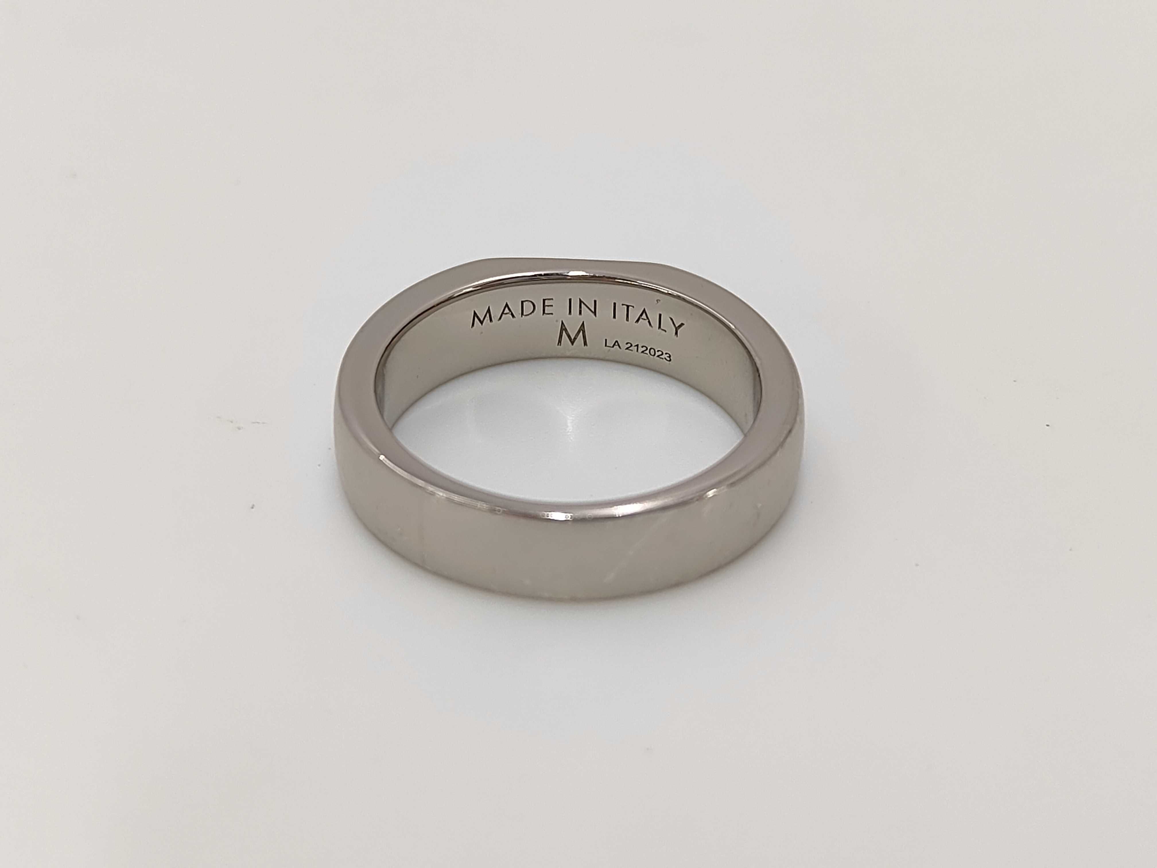 Logo Signet Silver M RG Ring — view 4