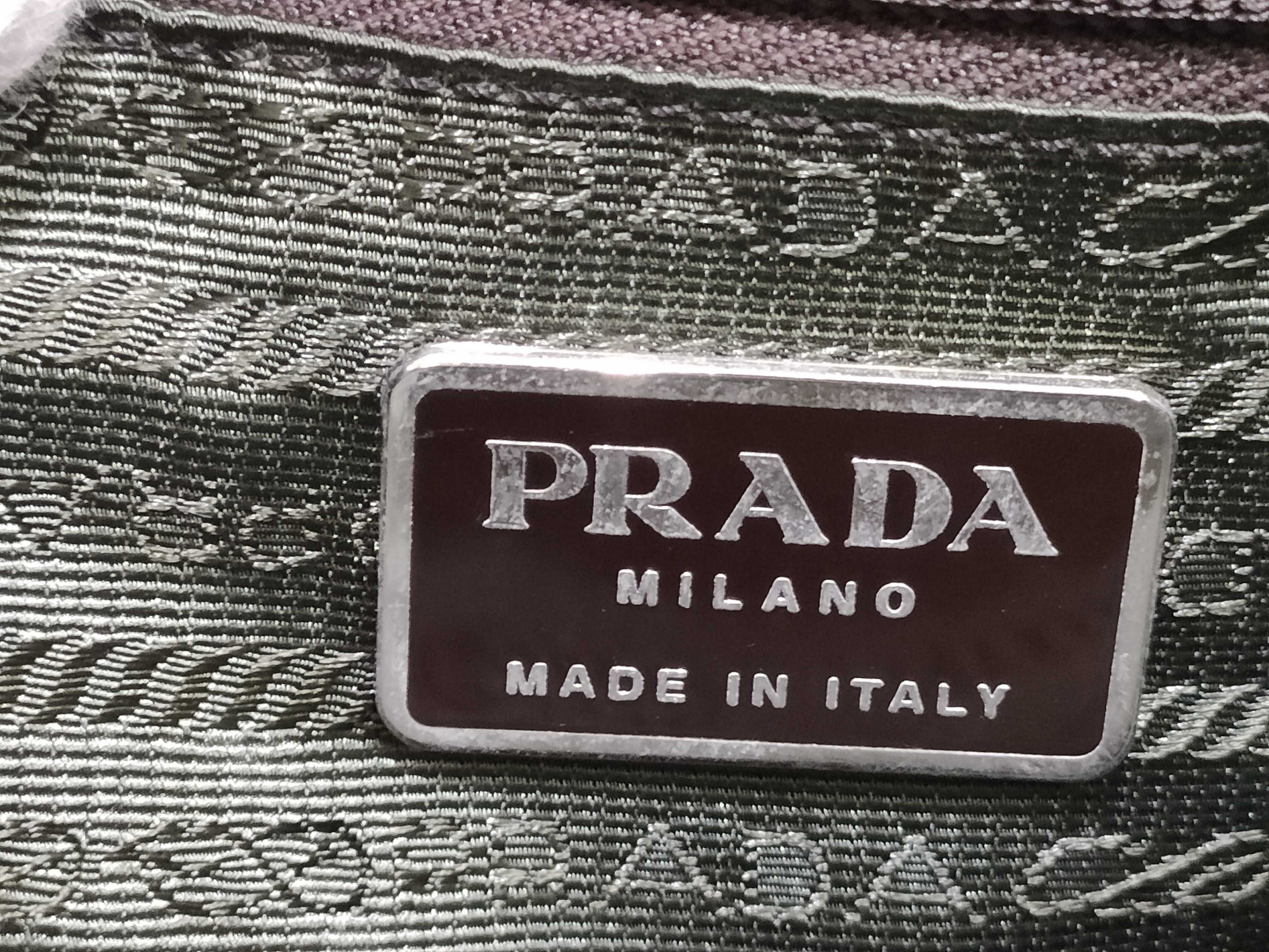 Nylon Prada Triangle Logo Nylon Handbag — view 11