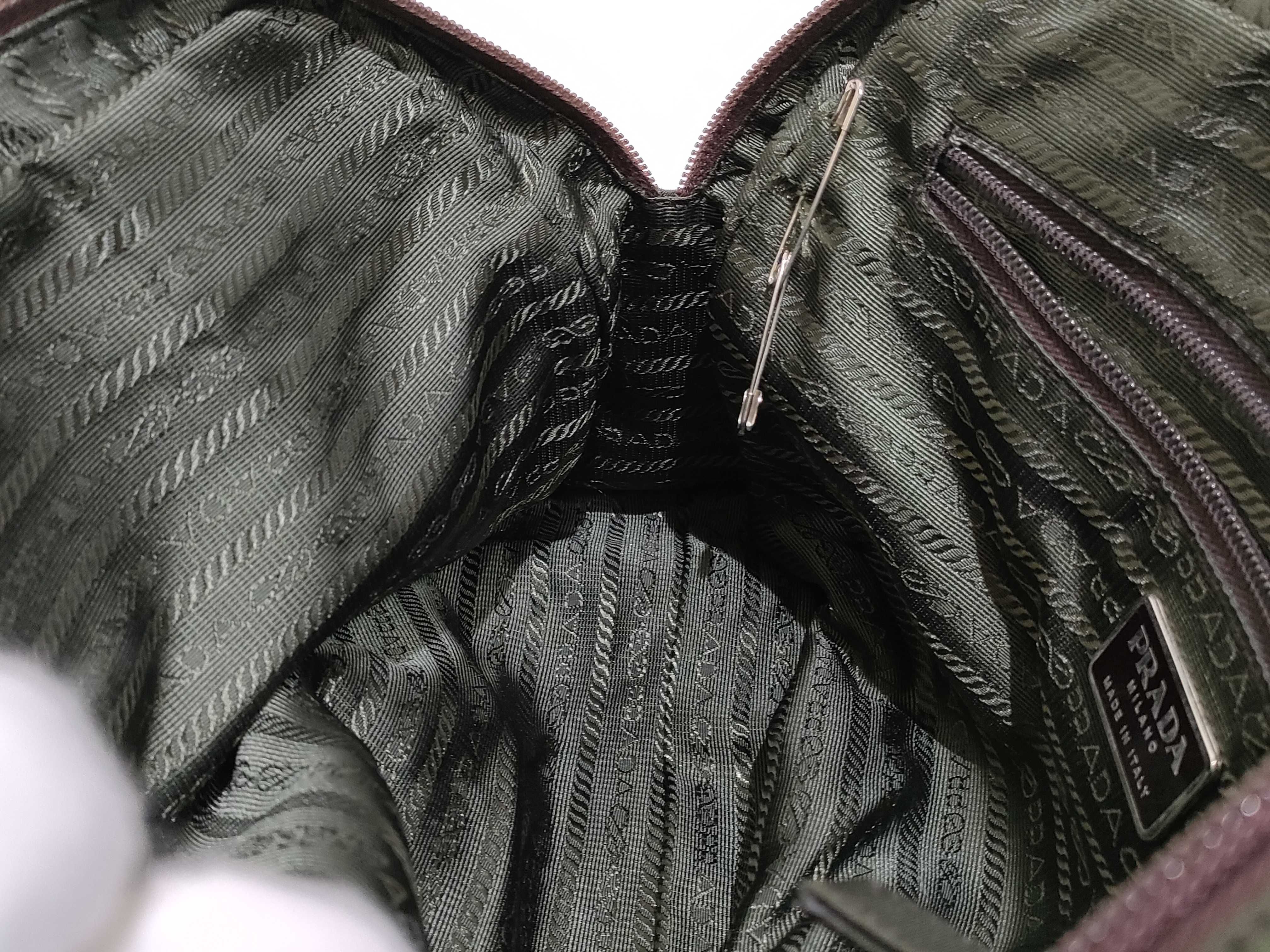Nylon Prada Triangle Logo Nylon Handbag — view 12
