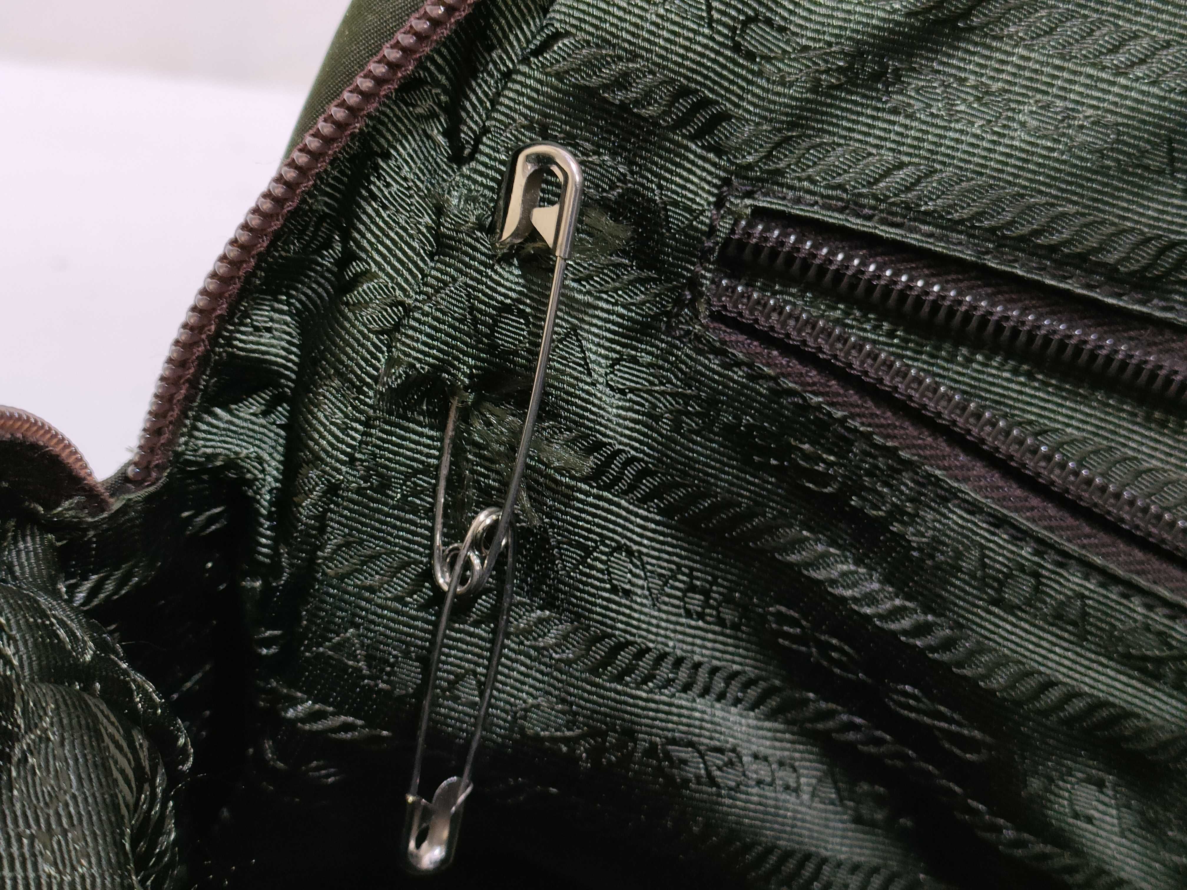 Nylon Prada Triangle Logo Nylon Handbag — view 13