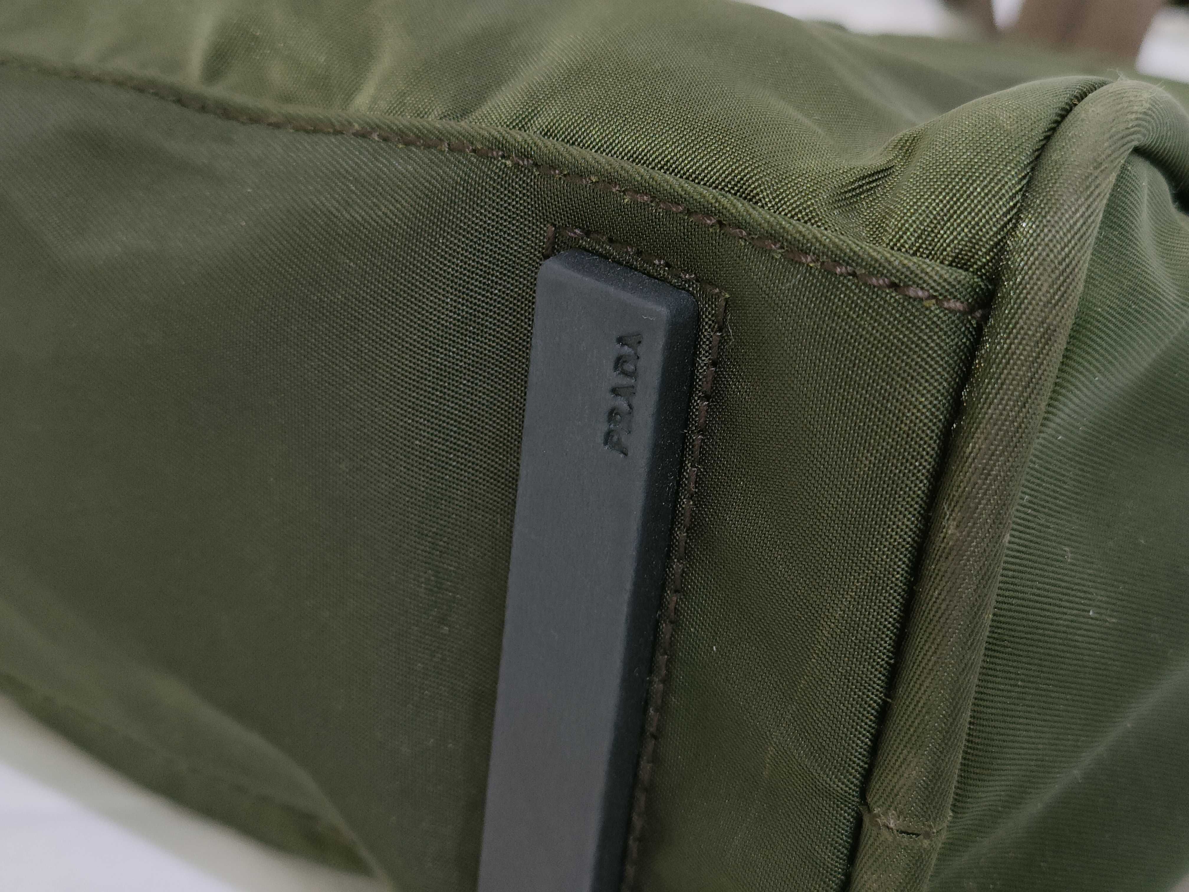 Nylon Prada Triangle Logo Nylon Handbag — view 15