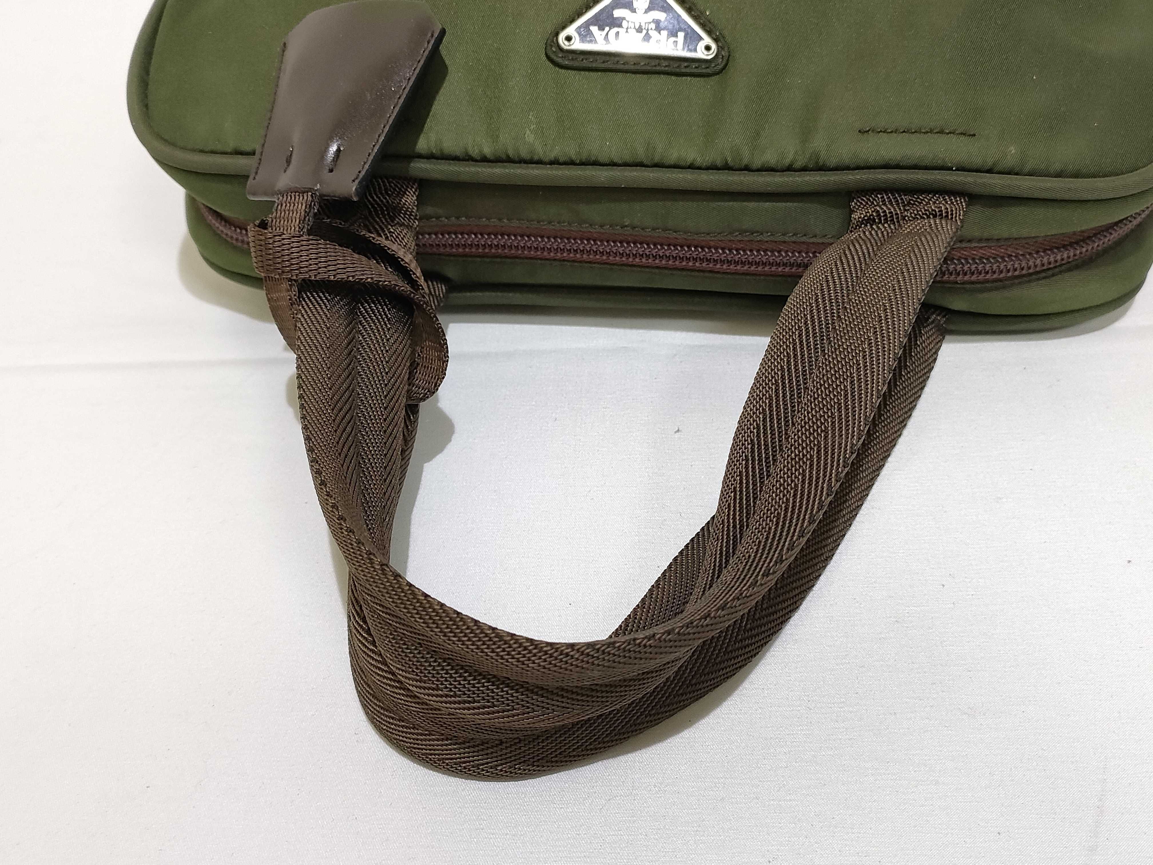 Nylon Prada Triangle Logo Nylon Handbag — view 3