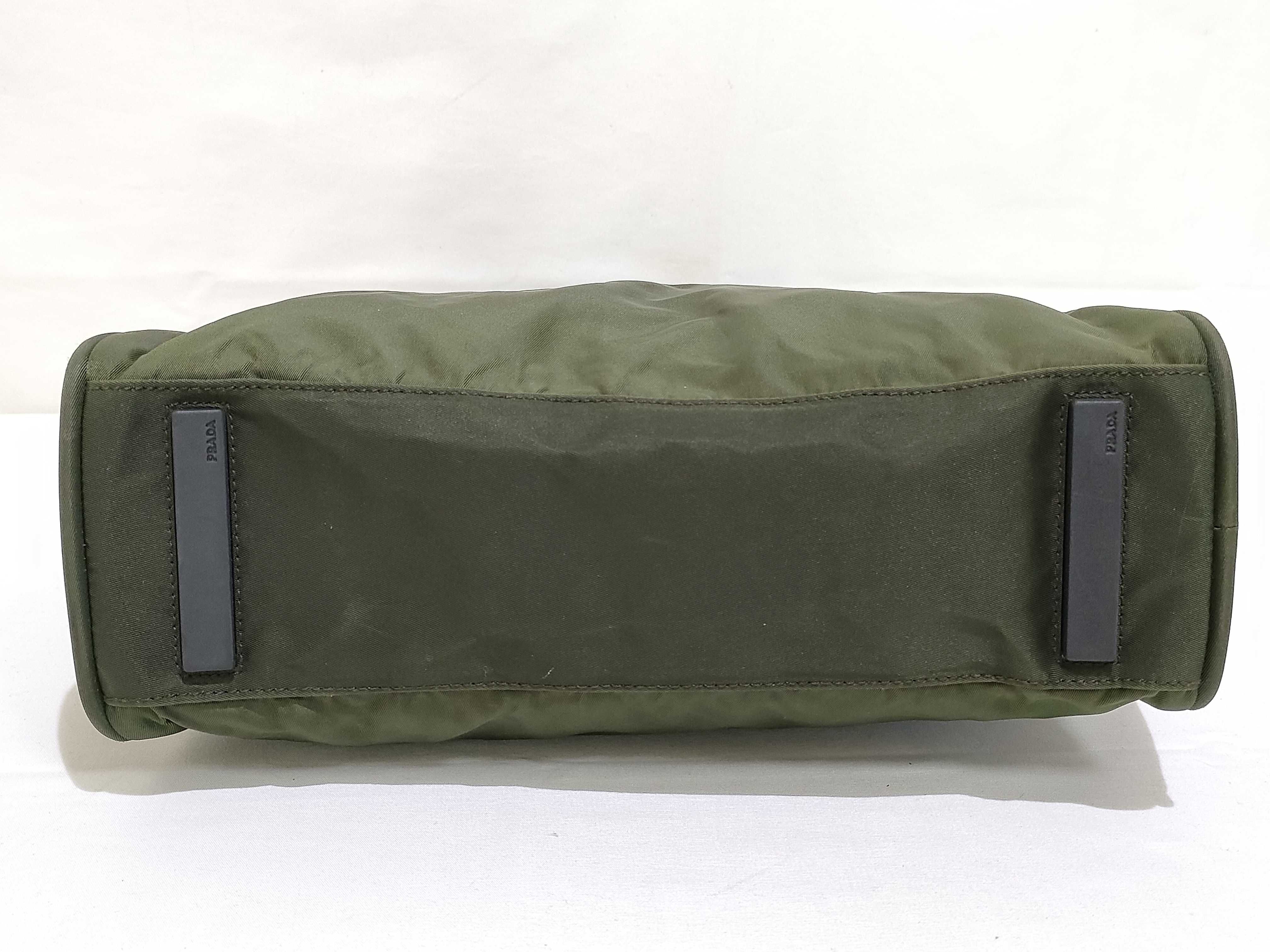 Nylon Prada Triangle Logo Nylon Handbag — view 7