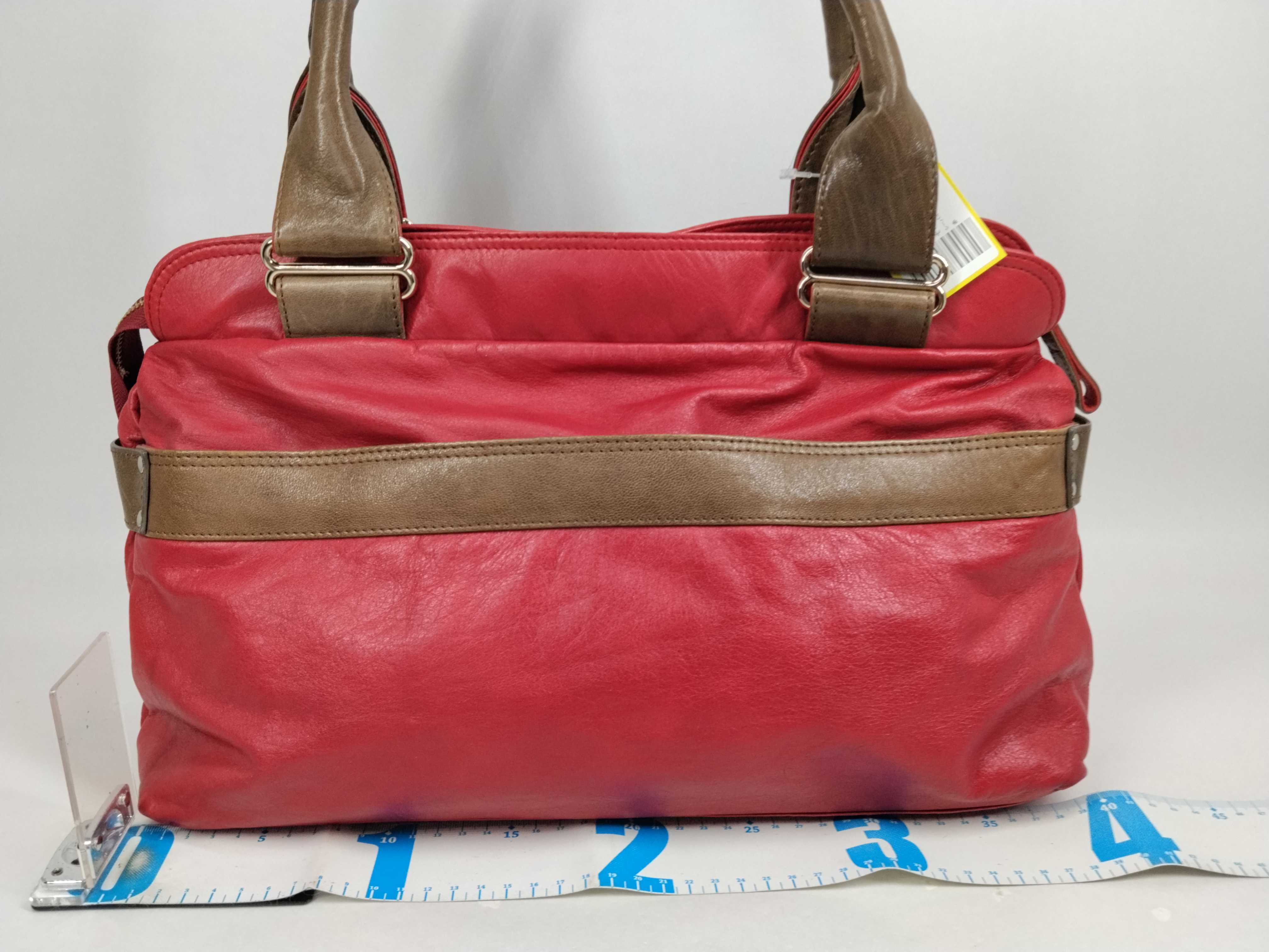SEE BY CHLOE Leather Handbag (Red) — view 2