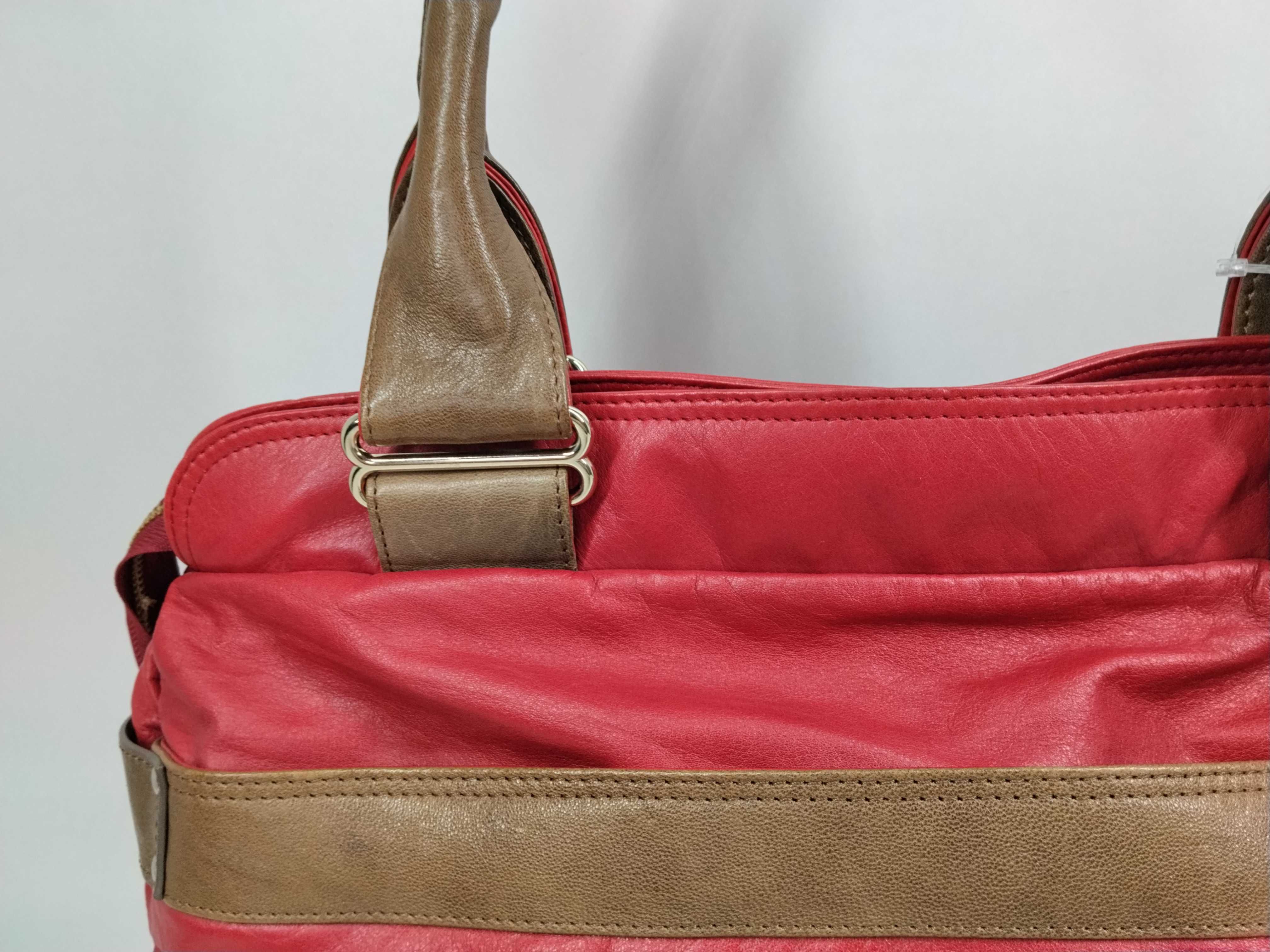 SEE BY CHLOE Leather Handbag (Red) — view 3