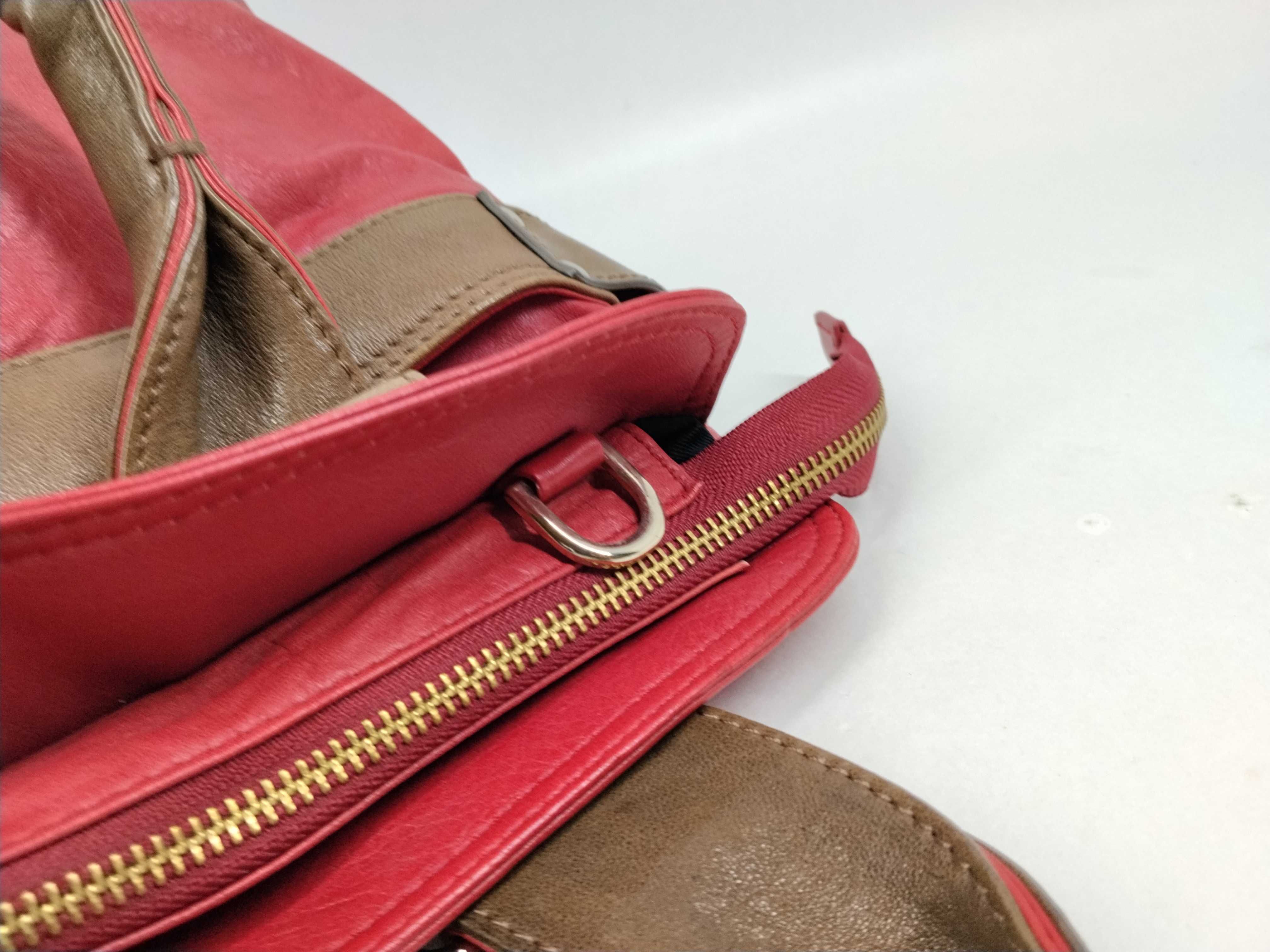 SEE BY CHLOE Leather Handbag (Red) — view 9