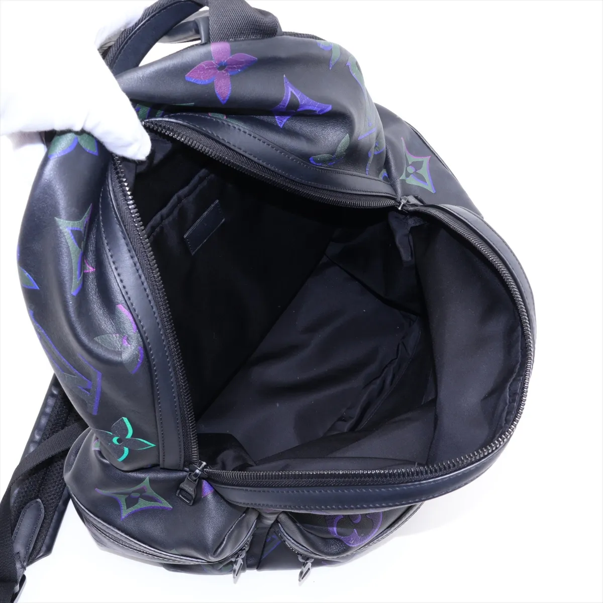 Monogram Spotlight Pattern Comet Backpack M22488 Black (RFID detected) — view 7