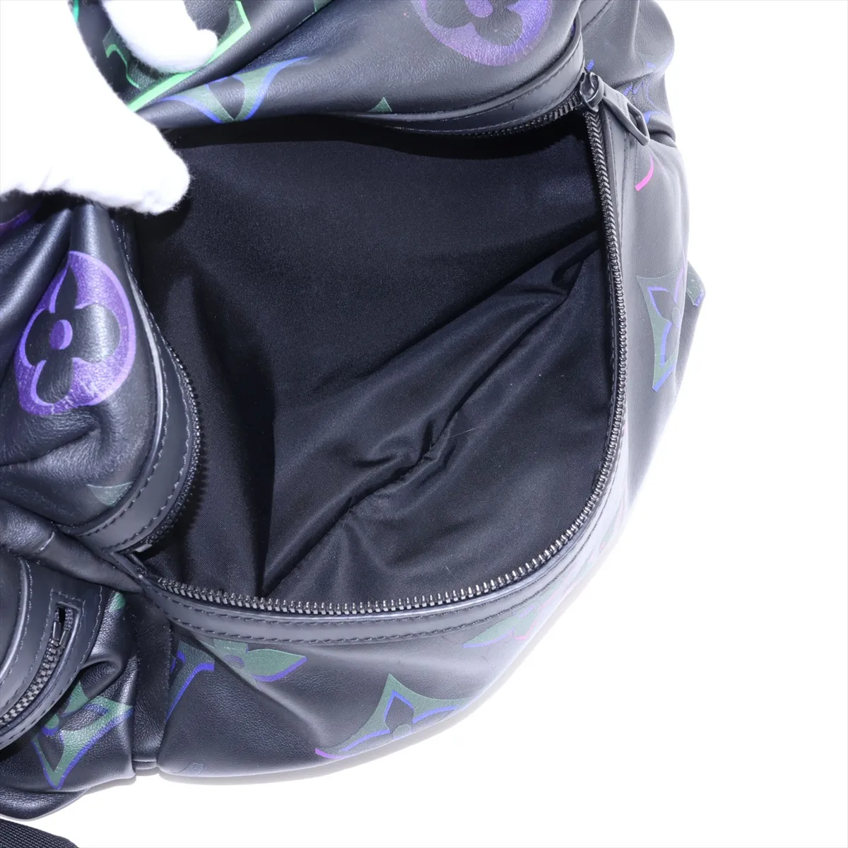 Monogram Spotlight Pattern Comet Backpack M22488 Black (RFID detected) — view 9
