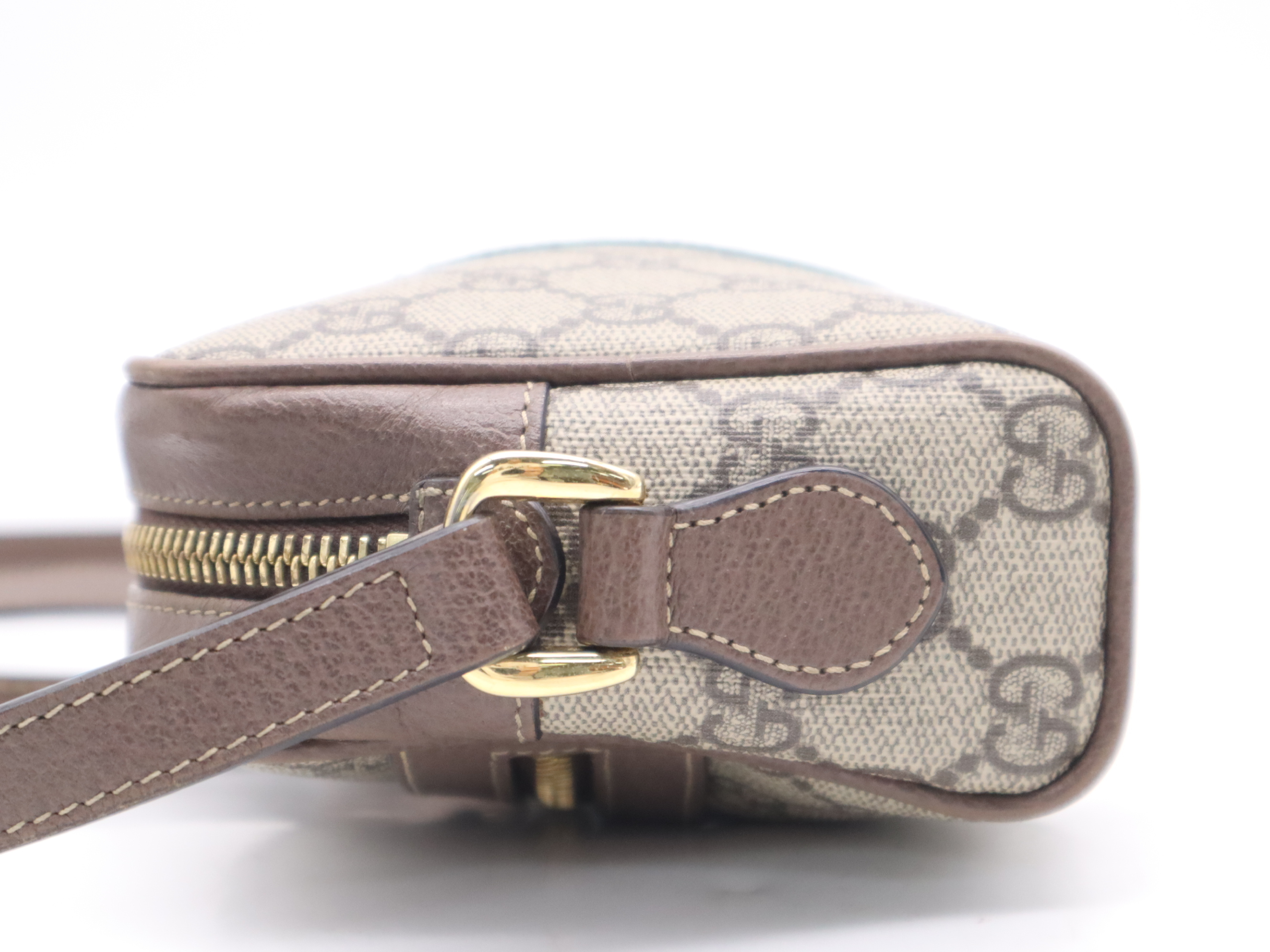 517350 GG Supreme Ophidia Mini Shoulder Bag Brown Gold Hardware Shoulder Bag — view 3