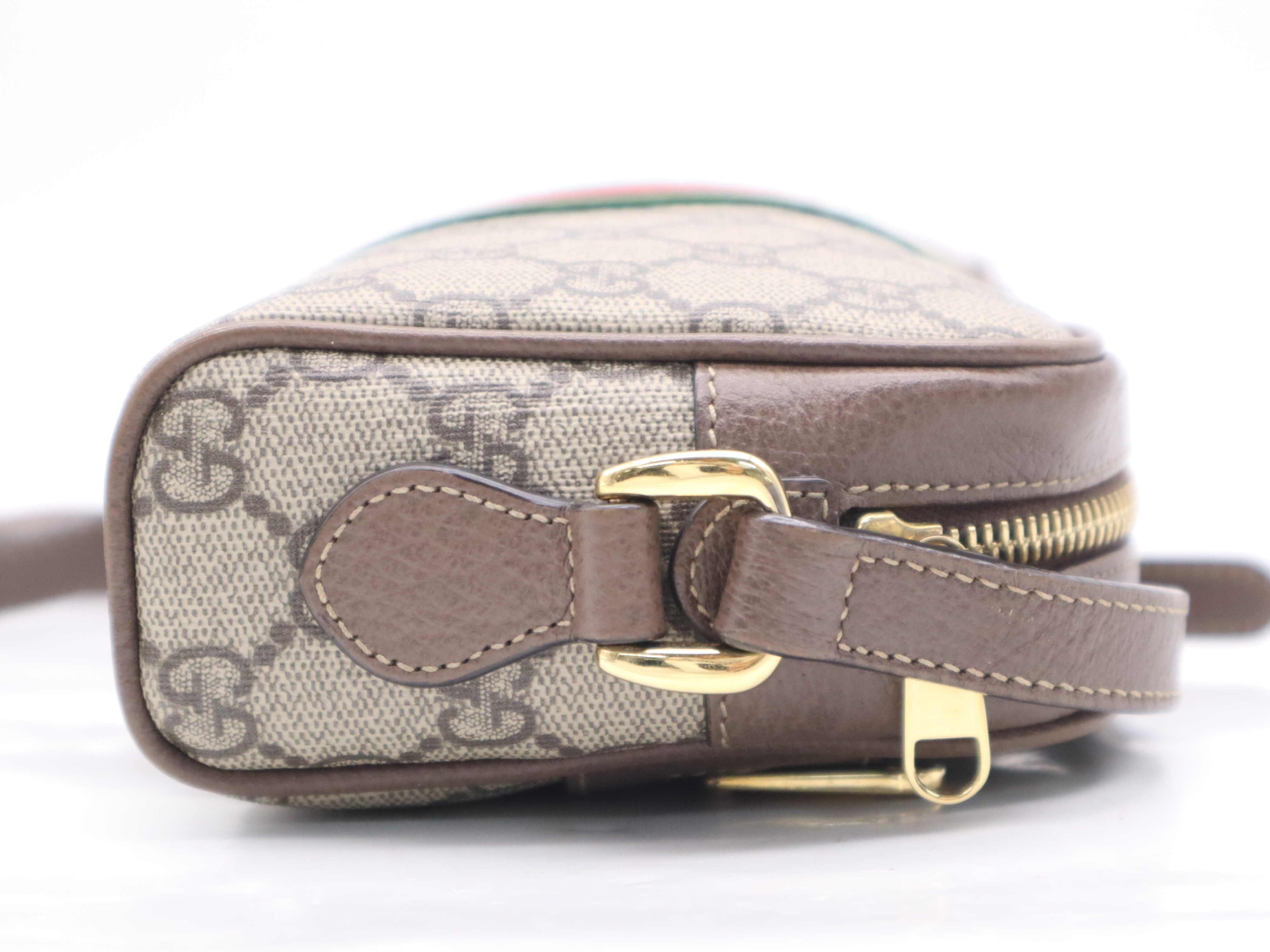 517350 GG Supreme Ophidia Mini Shoulder Bag Brown Gold Hardware Shoulder Bag — view 5