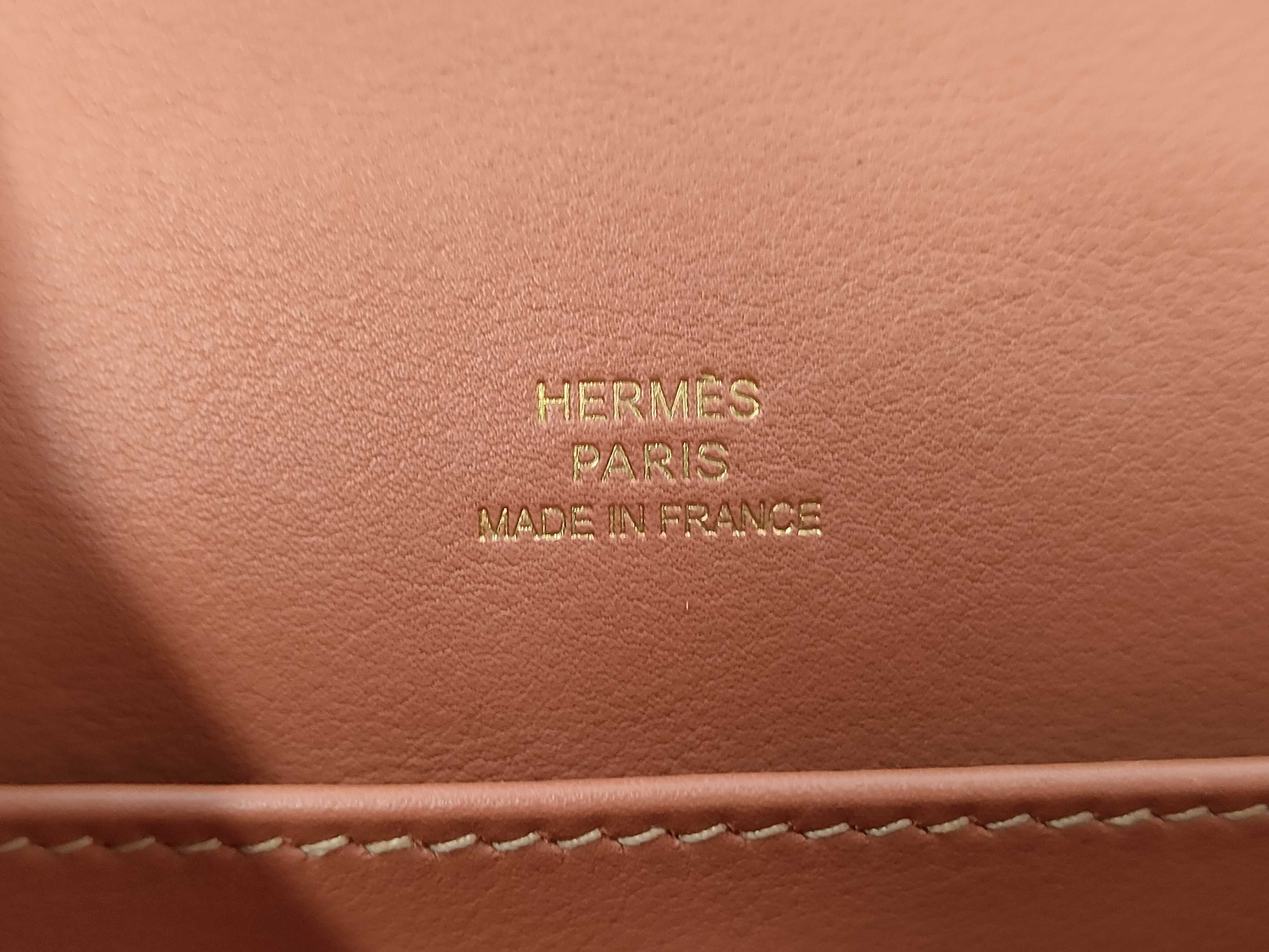 Kelly Pochette, gold hardware, L stamp, handbag — view 10