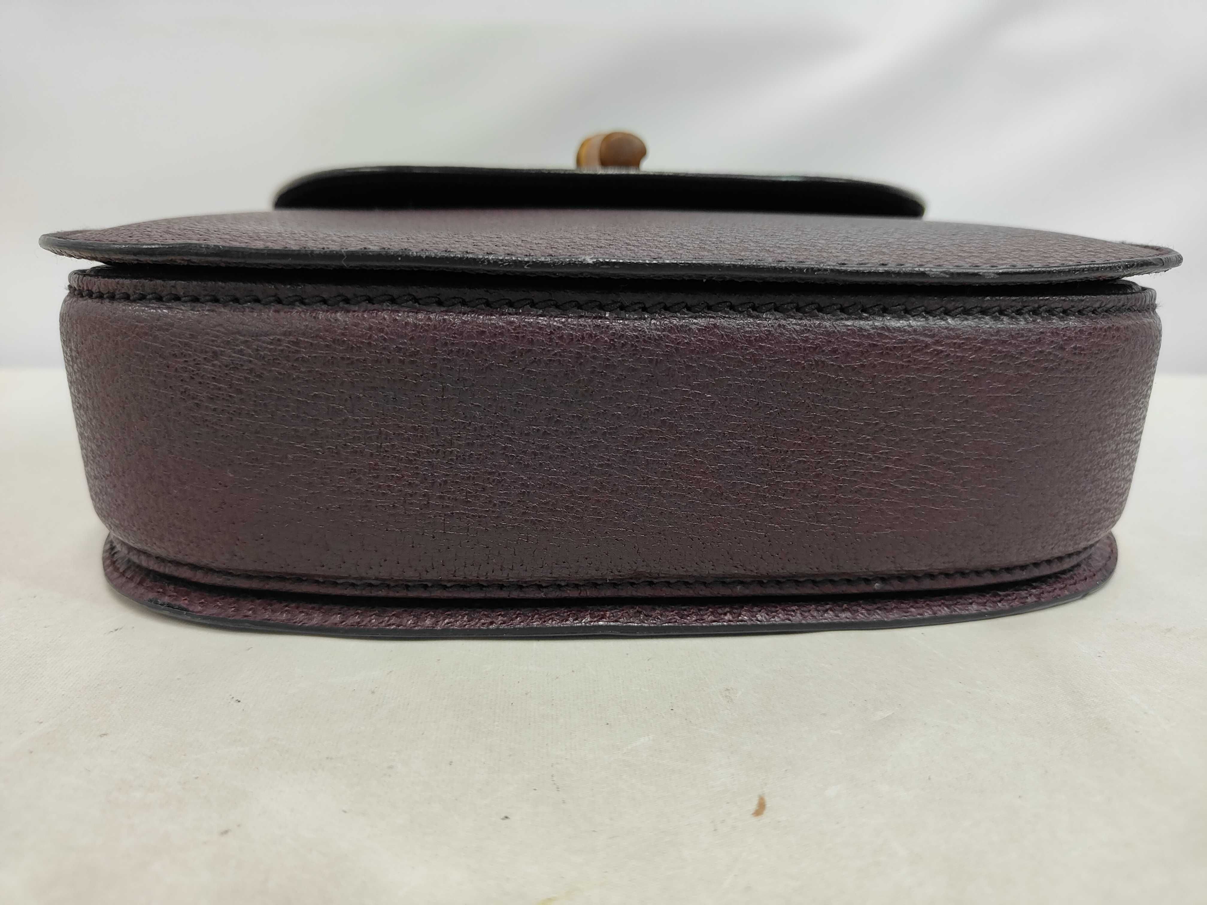 2-Way Handbag, Bamboo, Turnlock, Purple, Women's, 000 1014 0188, Vintage Handbag — view 4