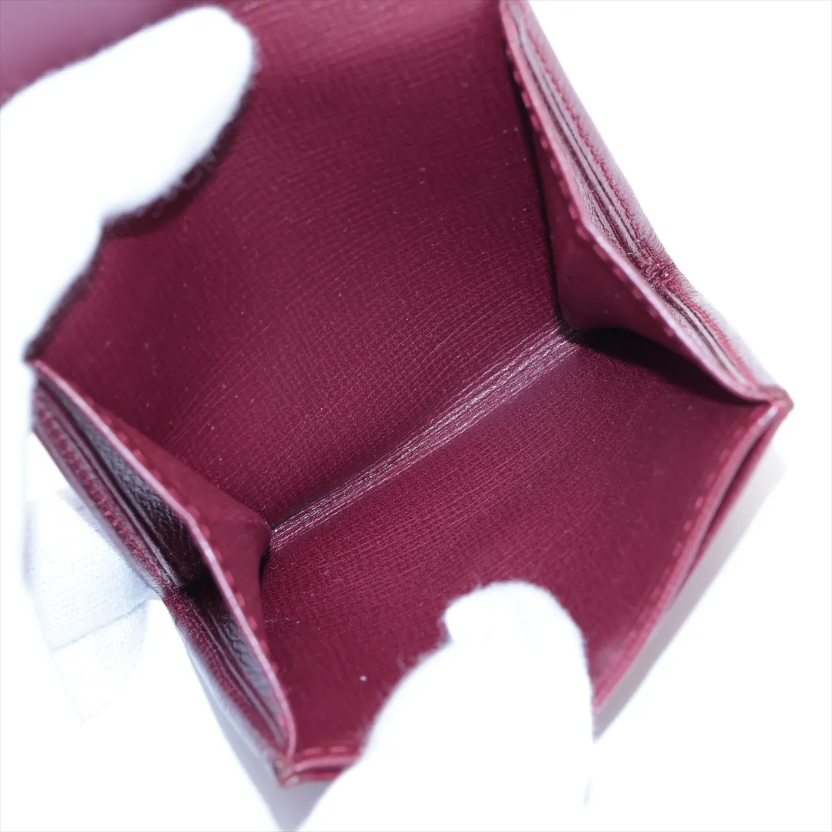 Must Leather Coin Case Bordeaux Box: — view 4