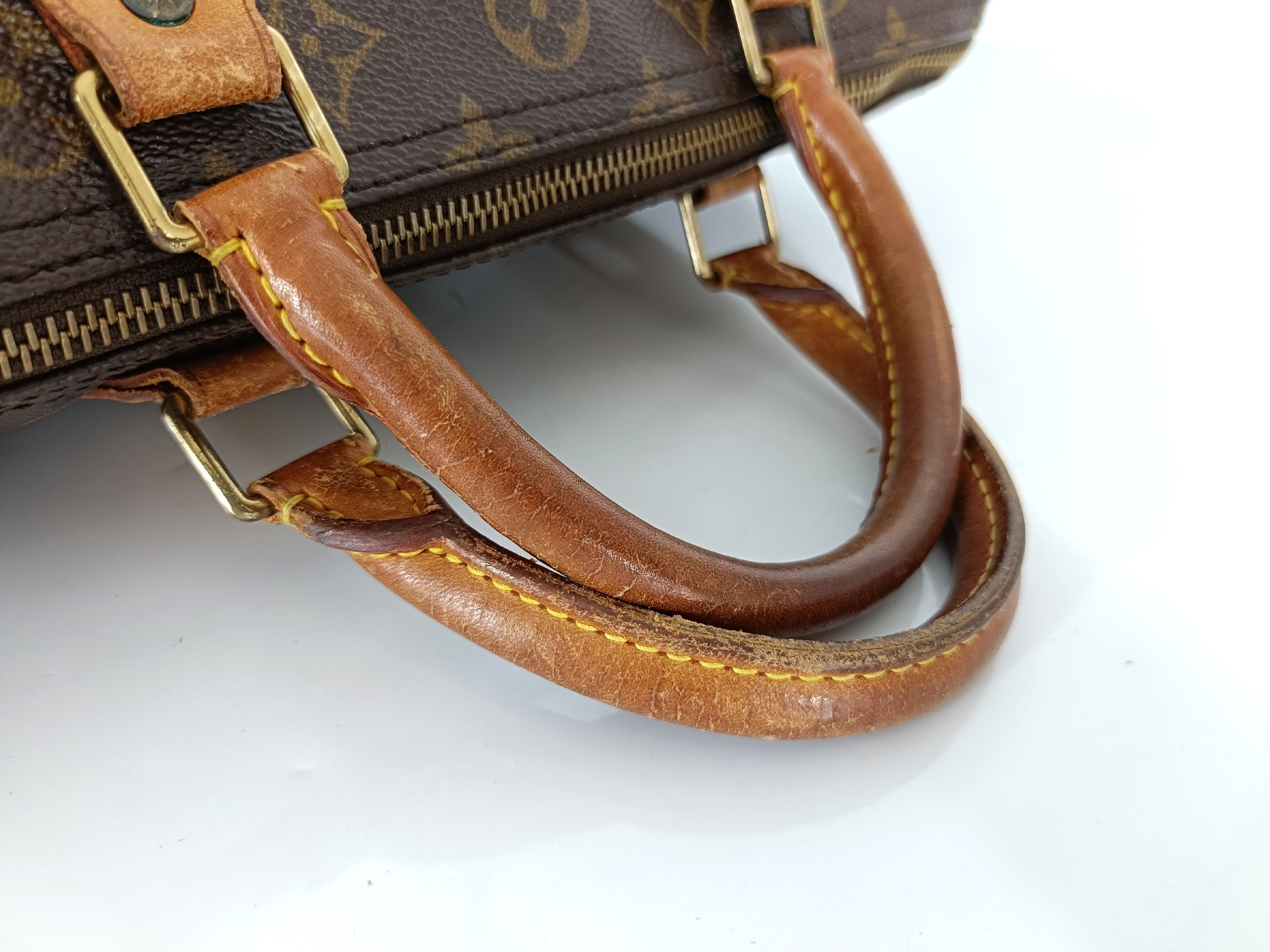 Monogram Louis Vuitton Monogram Speedy 30 M41526 SP1914 Handbag — view 3