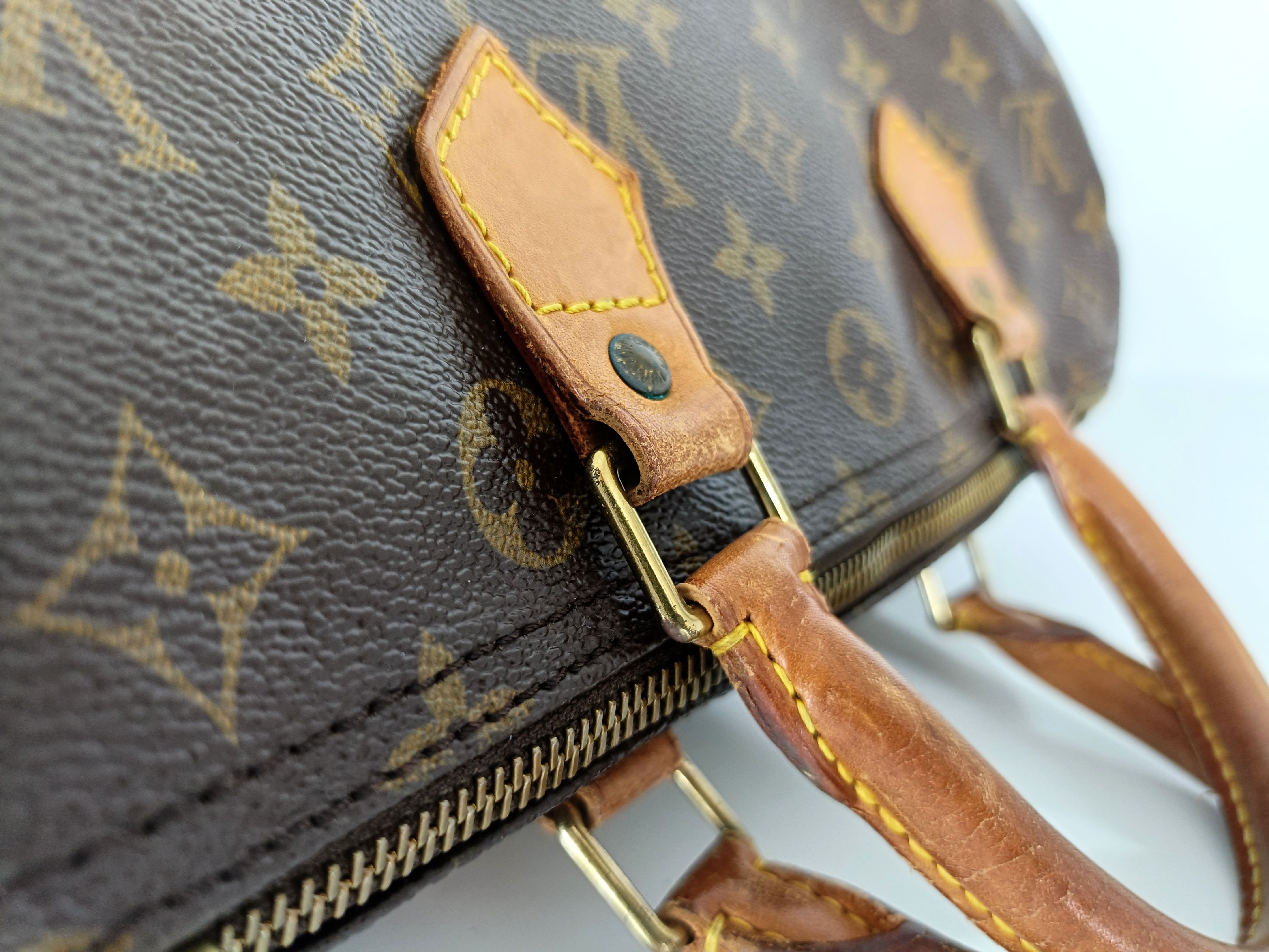 Monogram Louis Vuitton Monogram Speedy 30 M41526 SP1914 Handbag — view 5